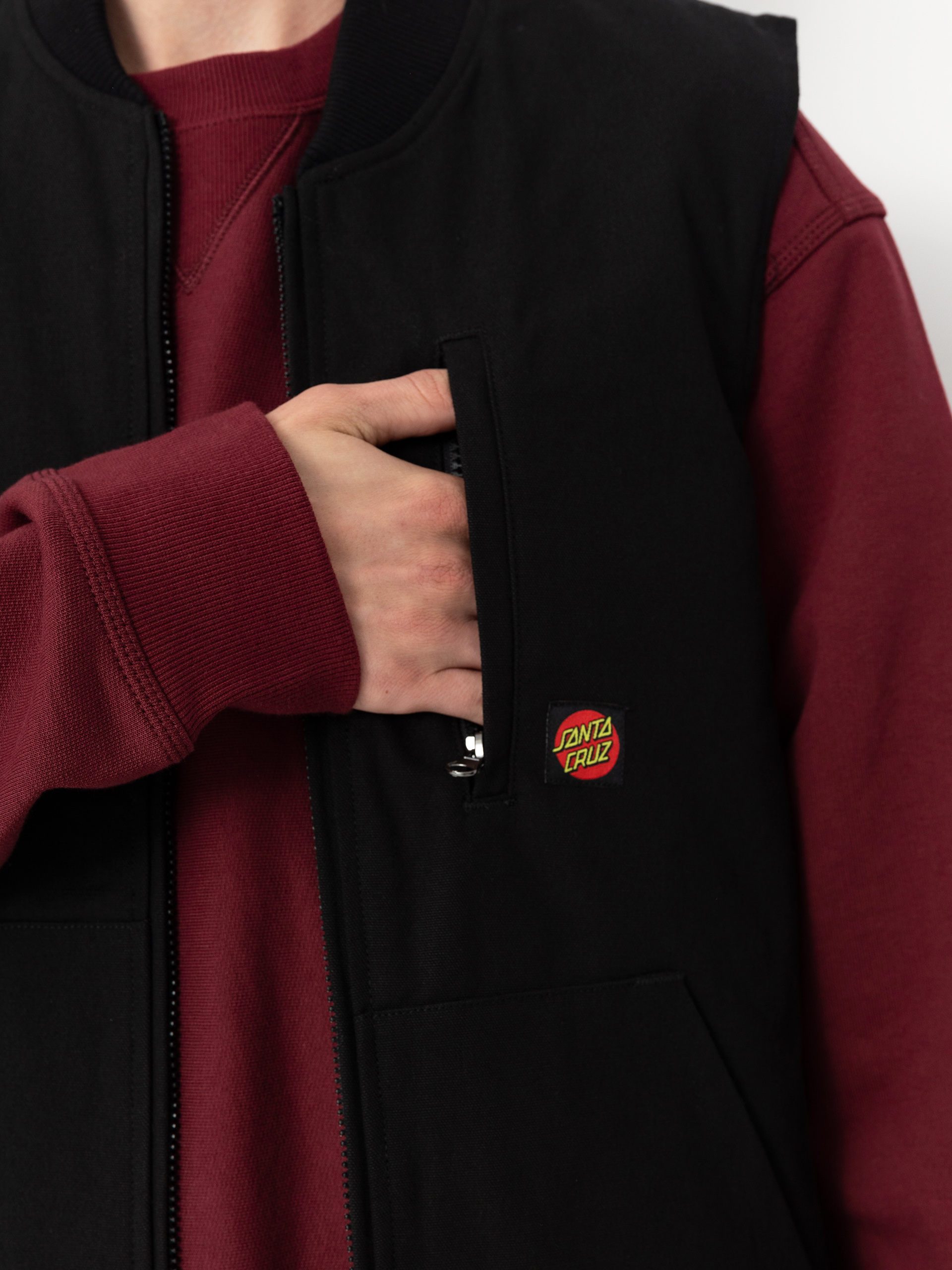 Bunda Santa Cruz Classic Label Vest (black)