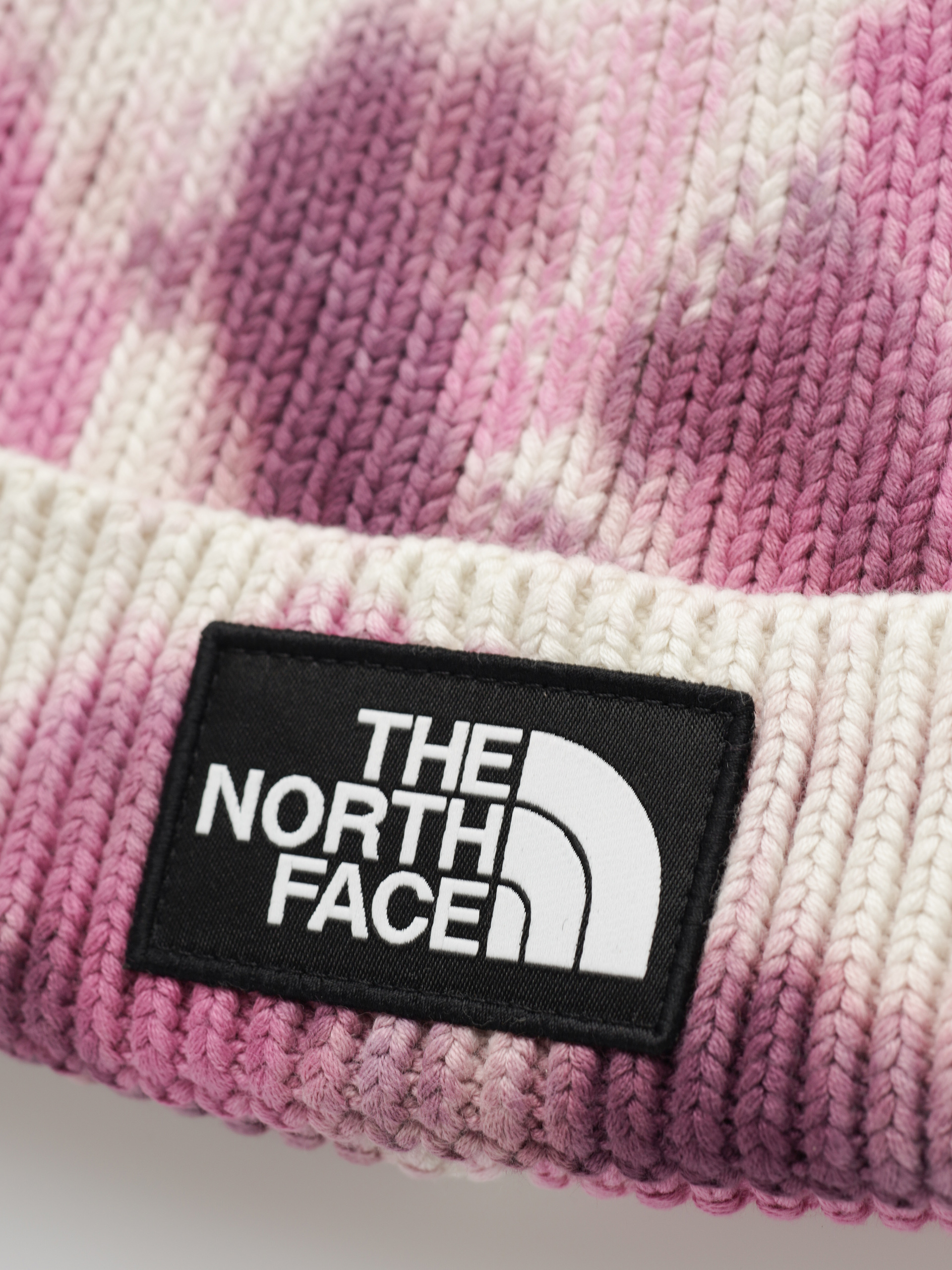 Čepice The North Face Tie Dye Logo Box (pale green/dragonfruit/)
