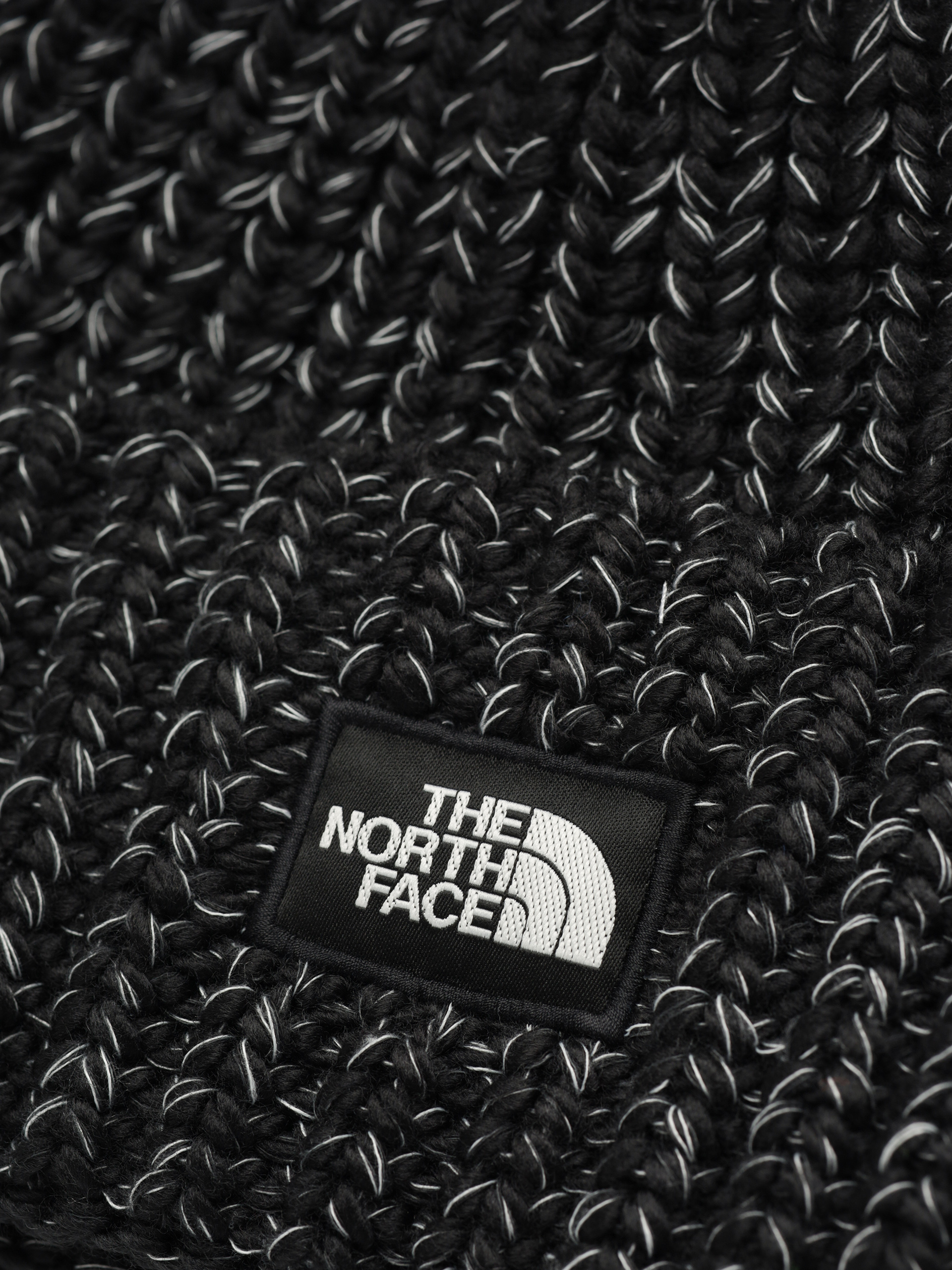 Čepice The North Face Cozy Chunky Cabin (tnf black/white dune)