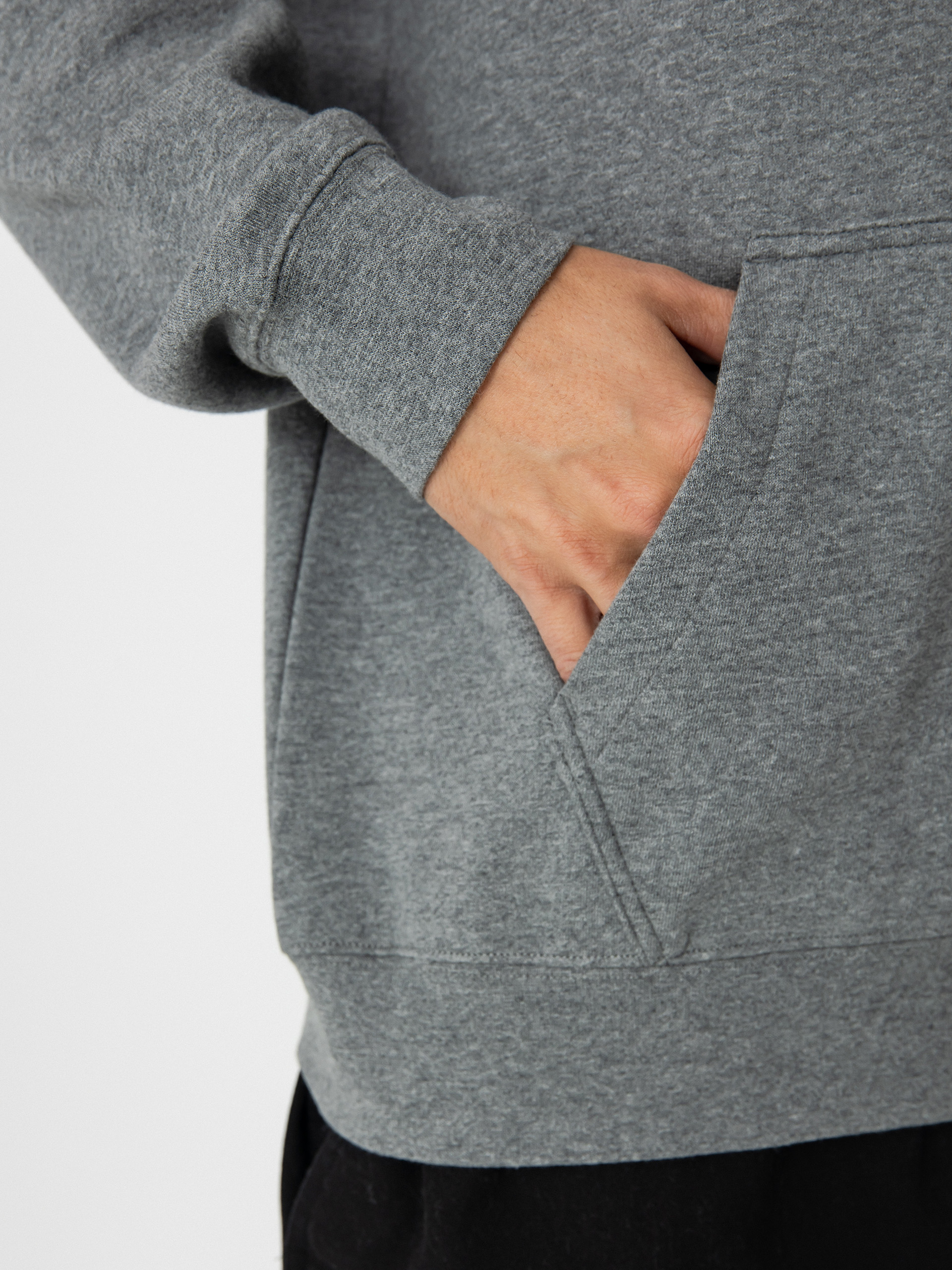 Mikina s kapucí Fox X Kawasaki HD (heather graph)