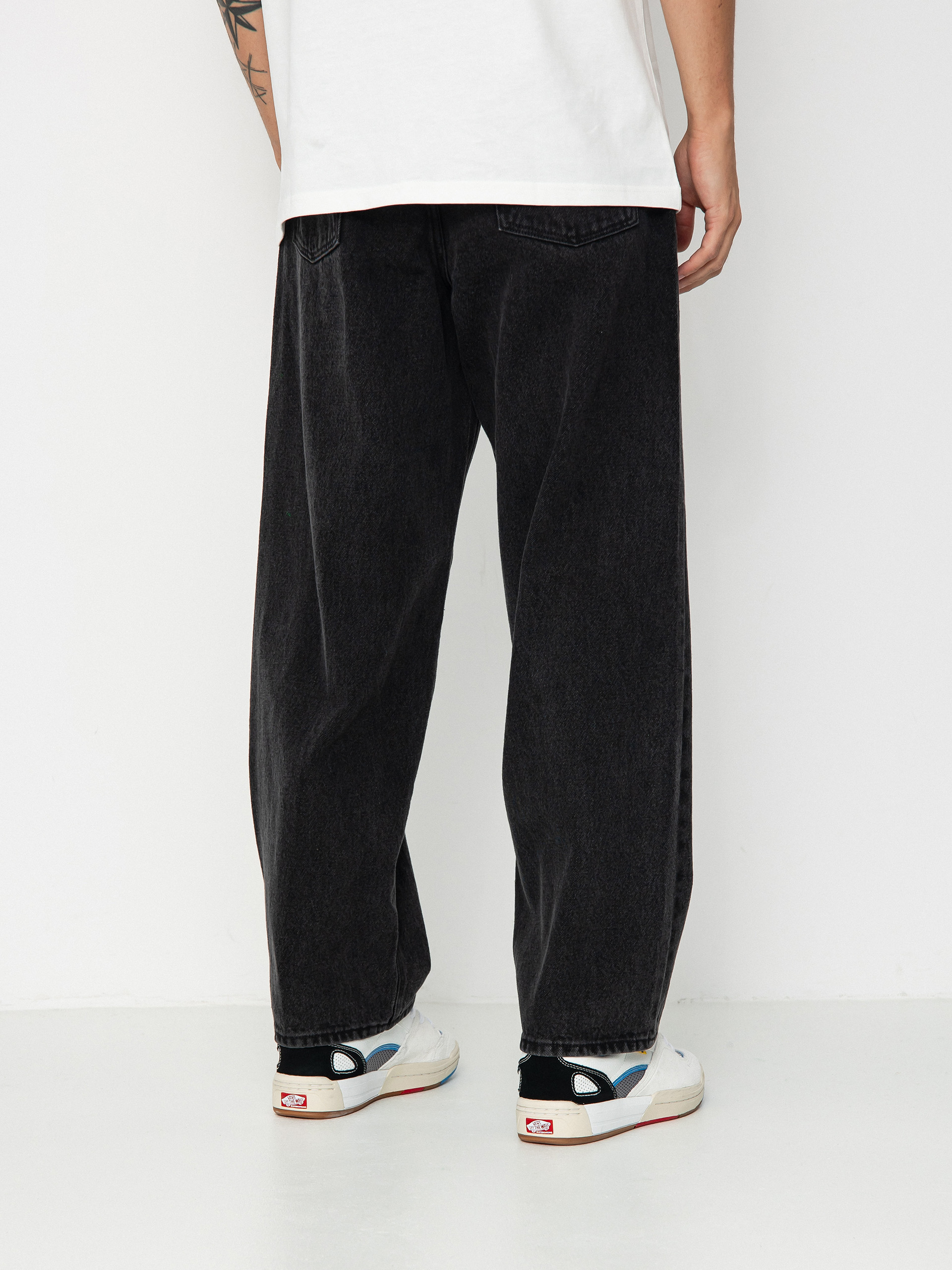 Kalhoty OBEY Bigwig Baggy Denim (faded black)