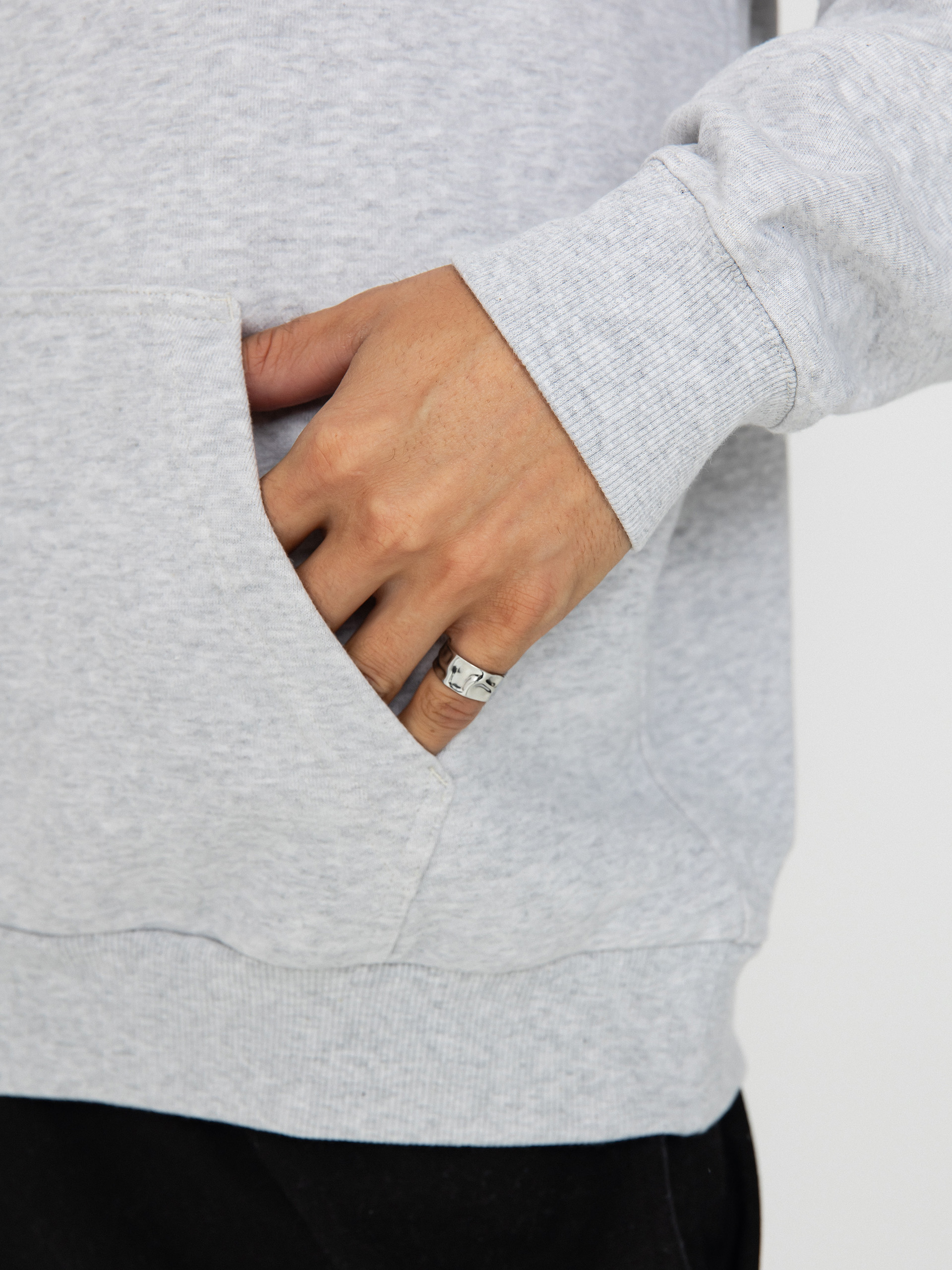 Mikina s kapucí Gramicci Napping Climber HD (grey heather)