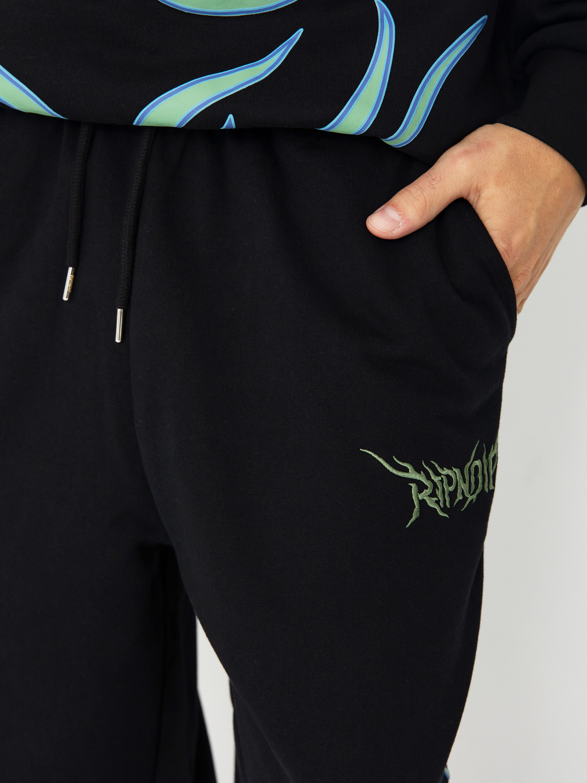 Kalhoty RipNDip Volt Sweat (black)