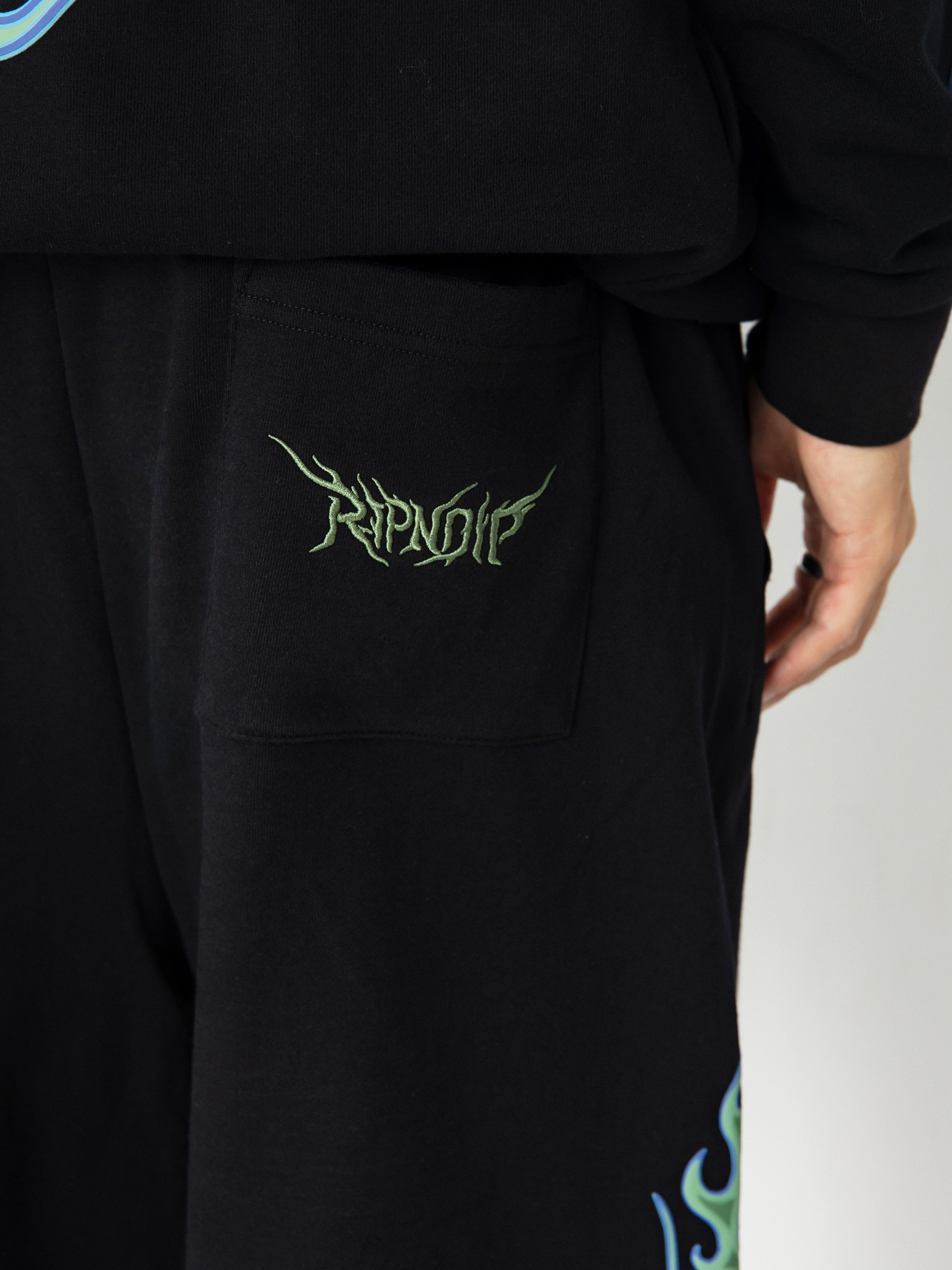 Kalhoty RipNDip Volt Sweat (black)