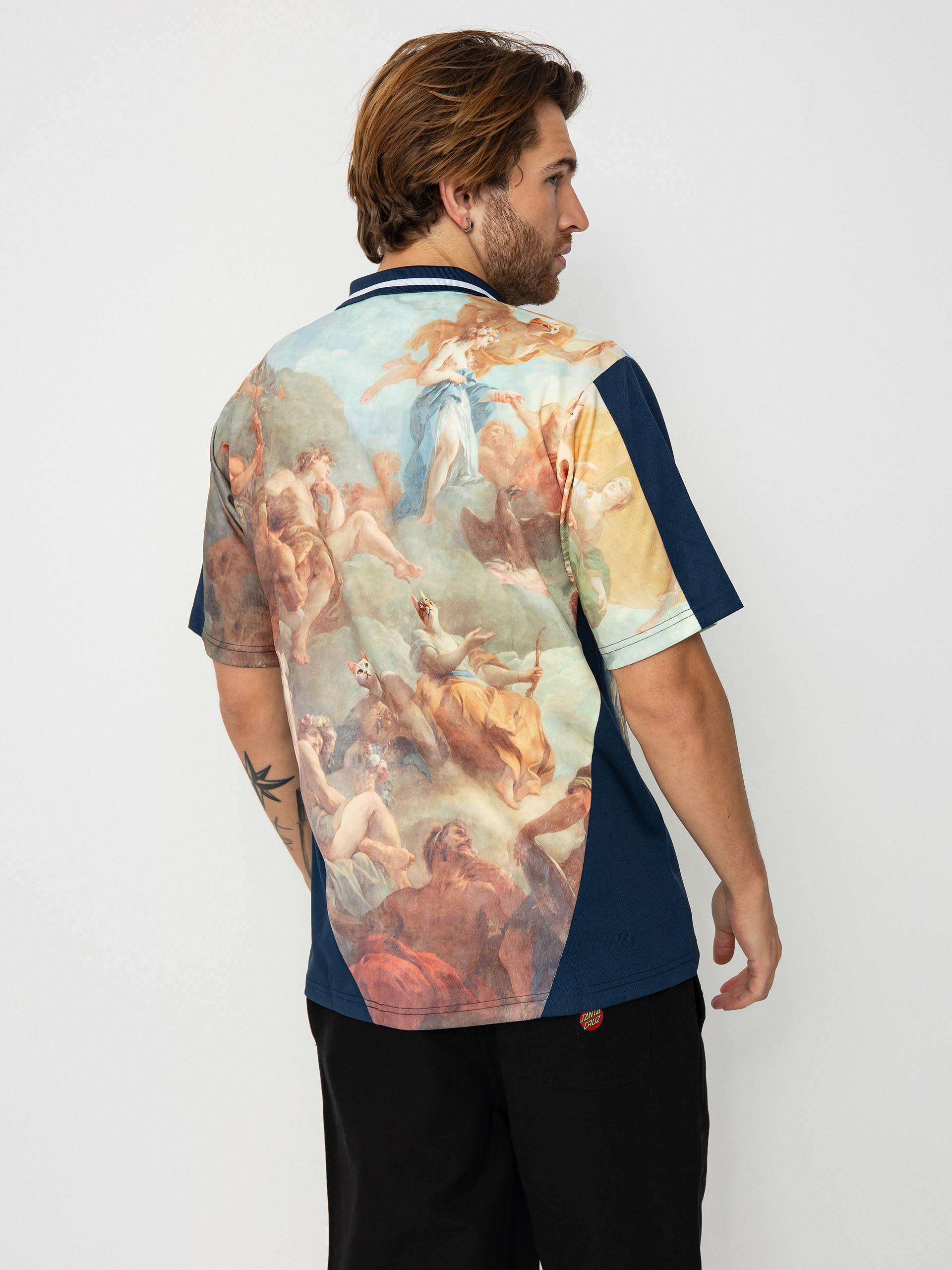 Tričko RipNDip Heavens Waiting Soccer Jersey (navy multi)