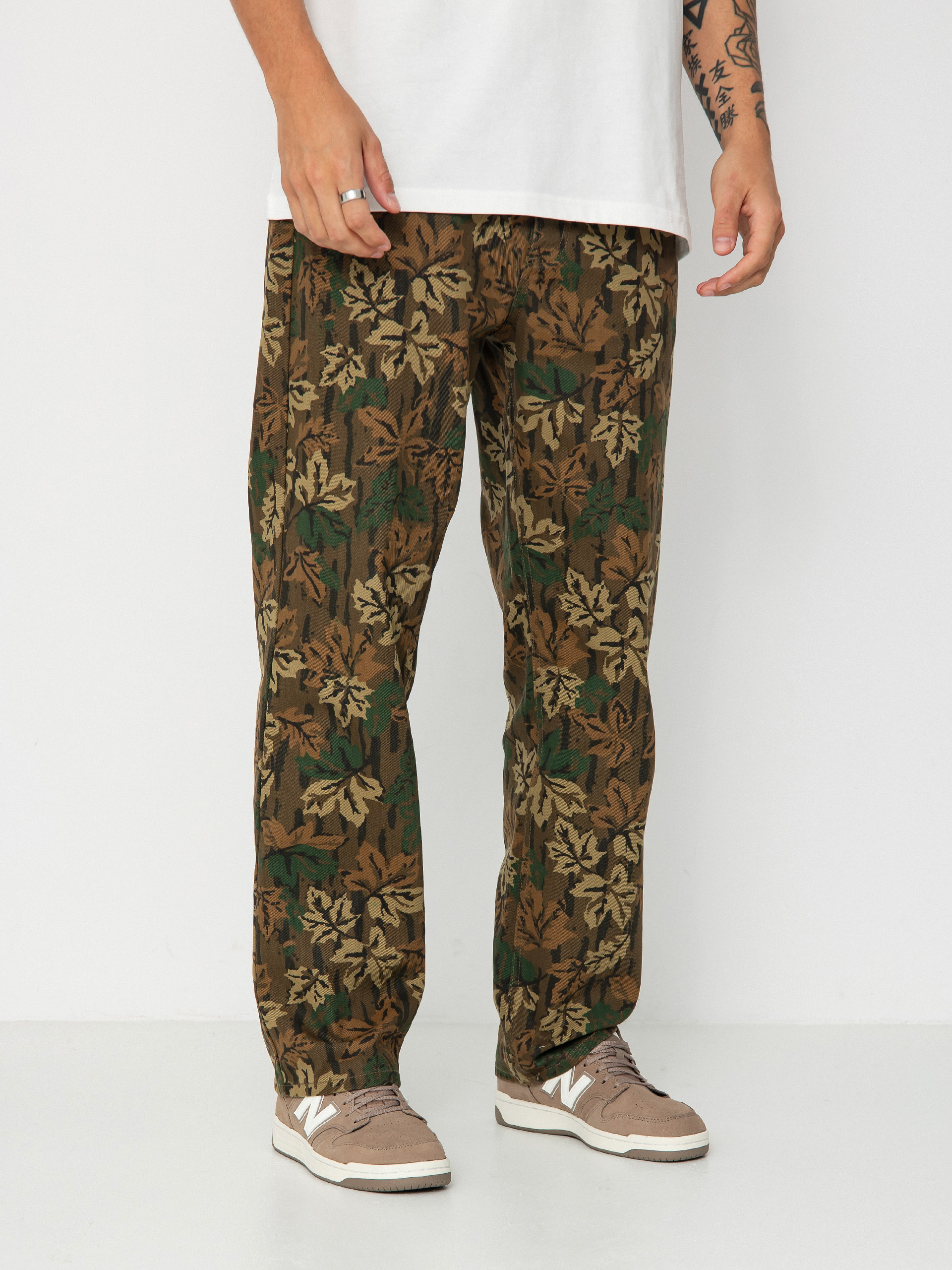 Kalhoty OBEY Hardwork Printed Denim (mulled basil multi)