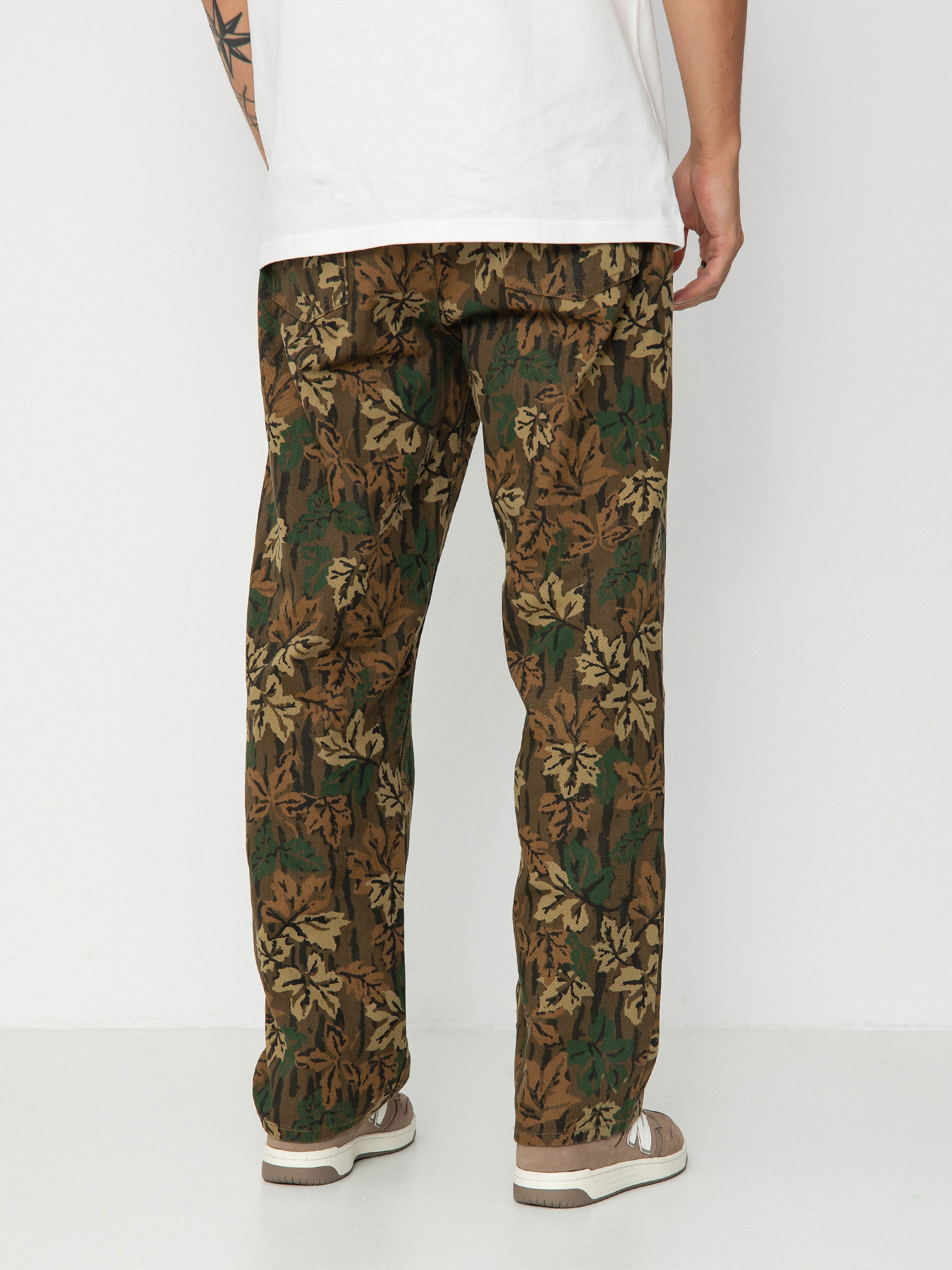 Kalhoty OBEY Hardwork Printed Denim (mulled basil multi)