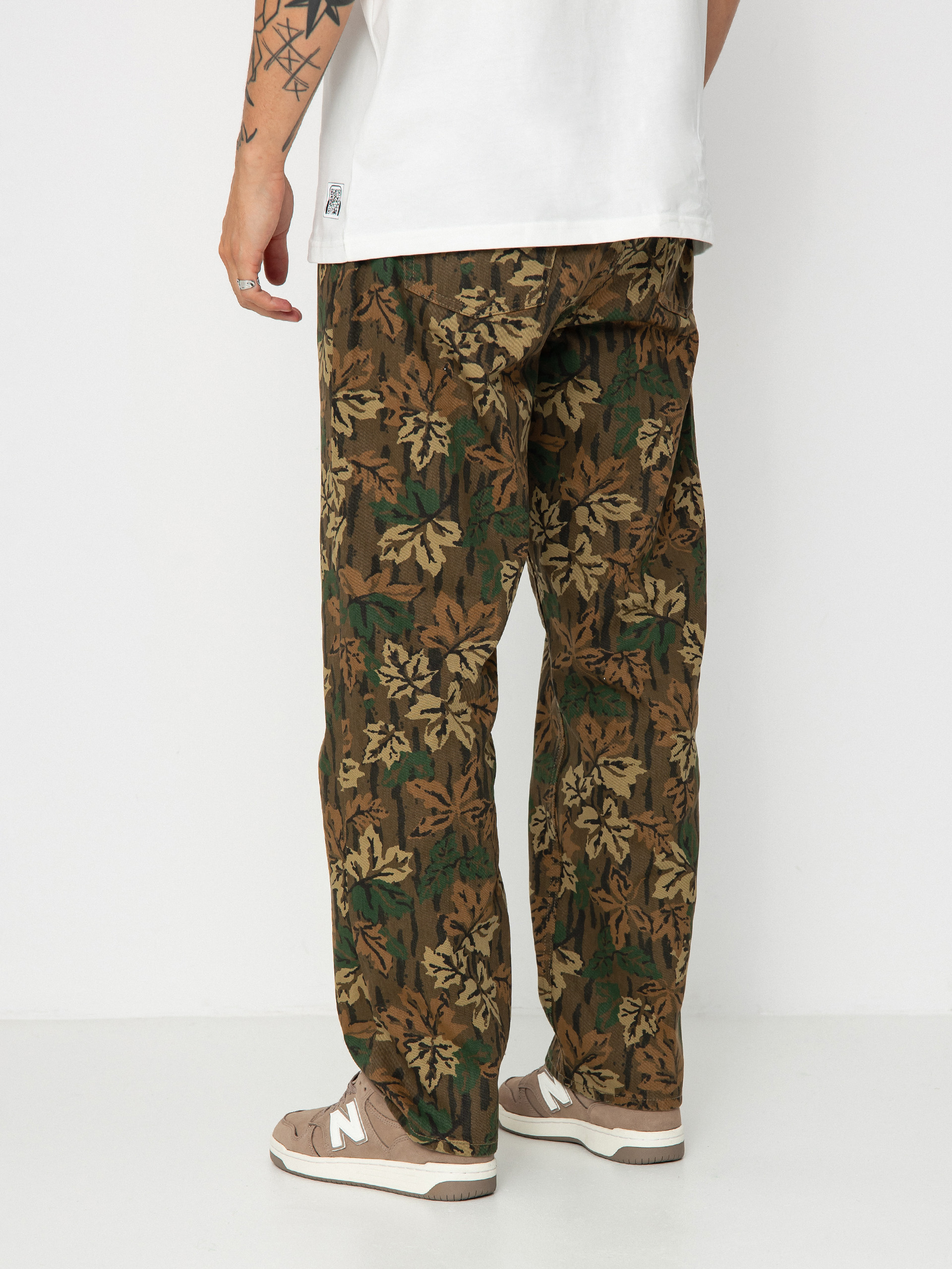 Kalhoty OBEY Hardwork Printed Denim (mulled basil multi)