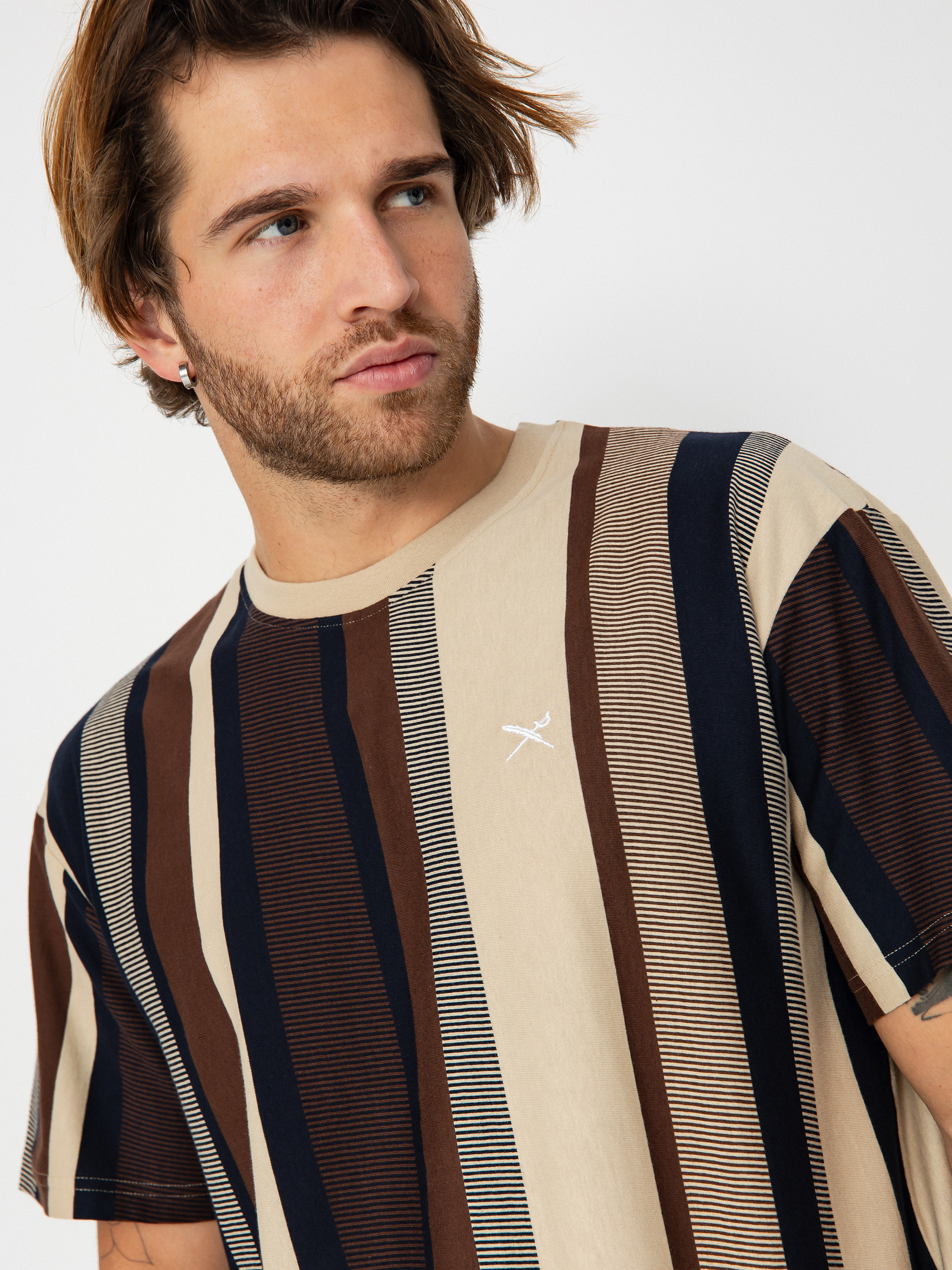 Tričko Iriedaily Lukas (navy brown)