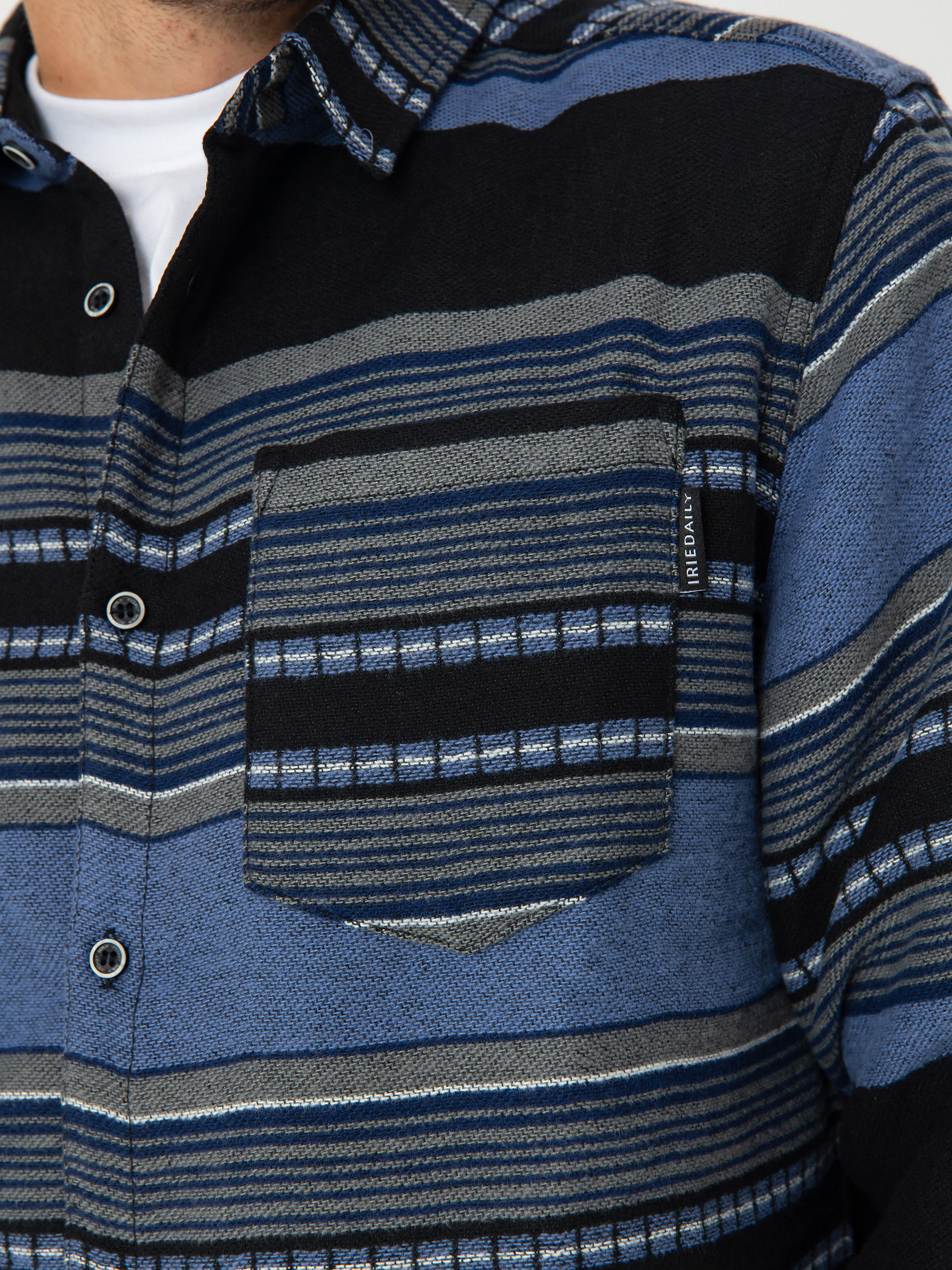 Košile Iriedaily Santania (navy grey)