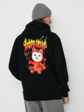 Mikina s kapucí RipNDip Scary Cute HD (black)