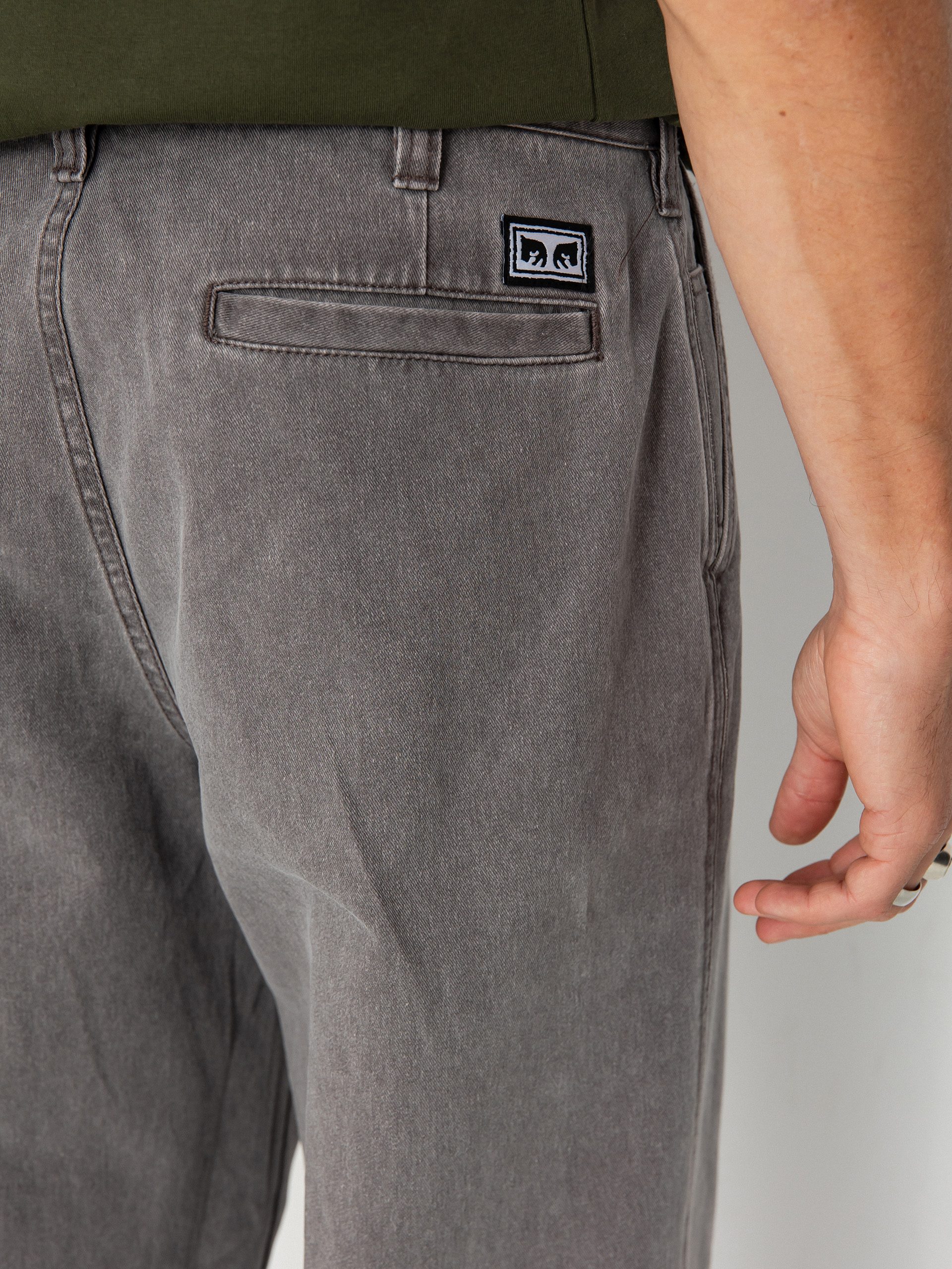 Kalhoty OBEY Bigwig Chino (pigment java brown)