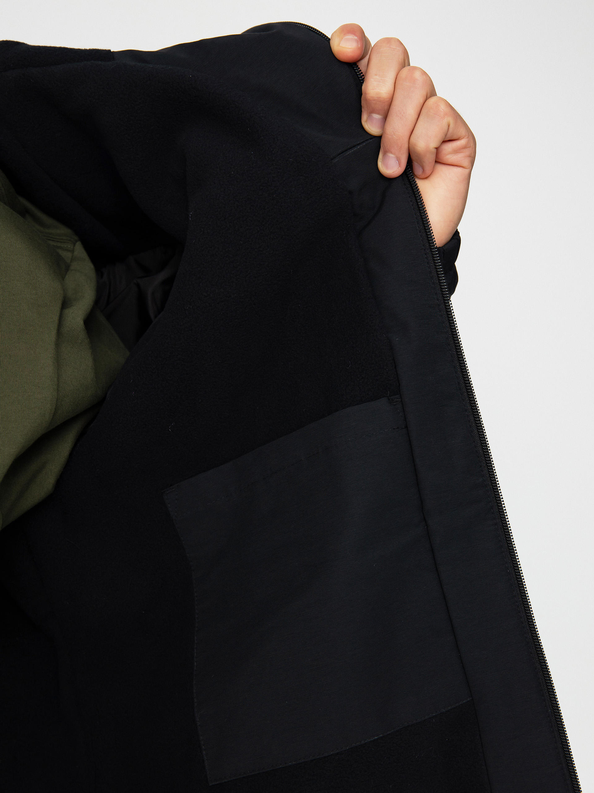 Bunda Quiksilver Overcast 3K Warm (black)