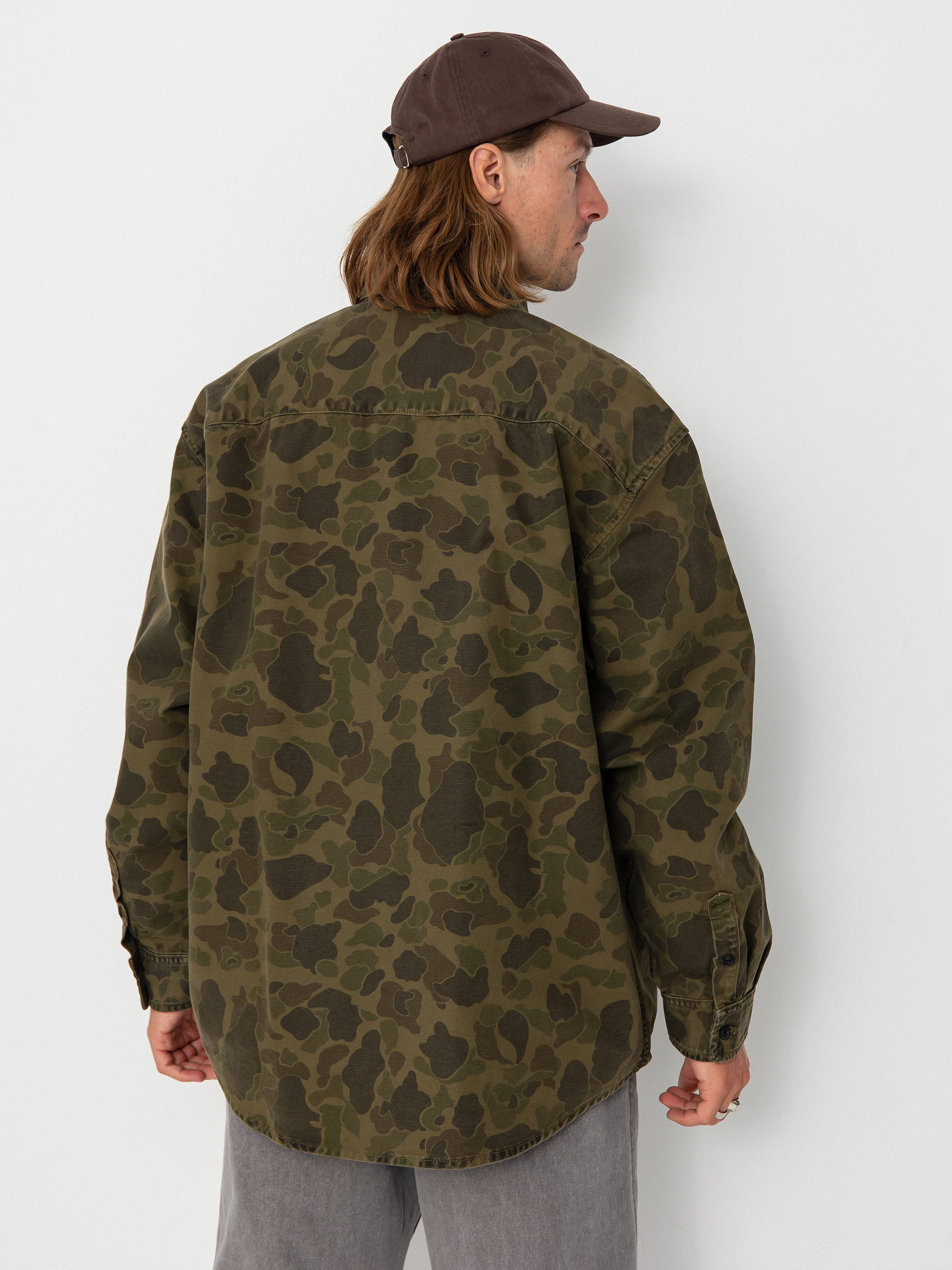 Košile Carhartt WIP Duck (camo duck/green/office green)