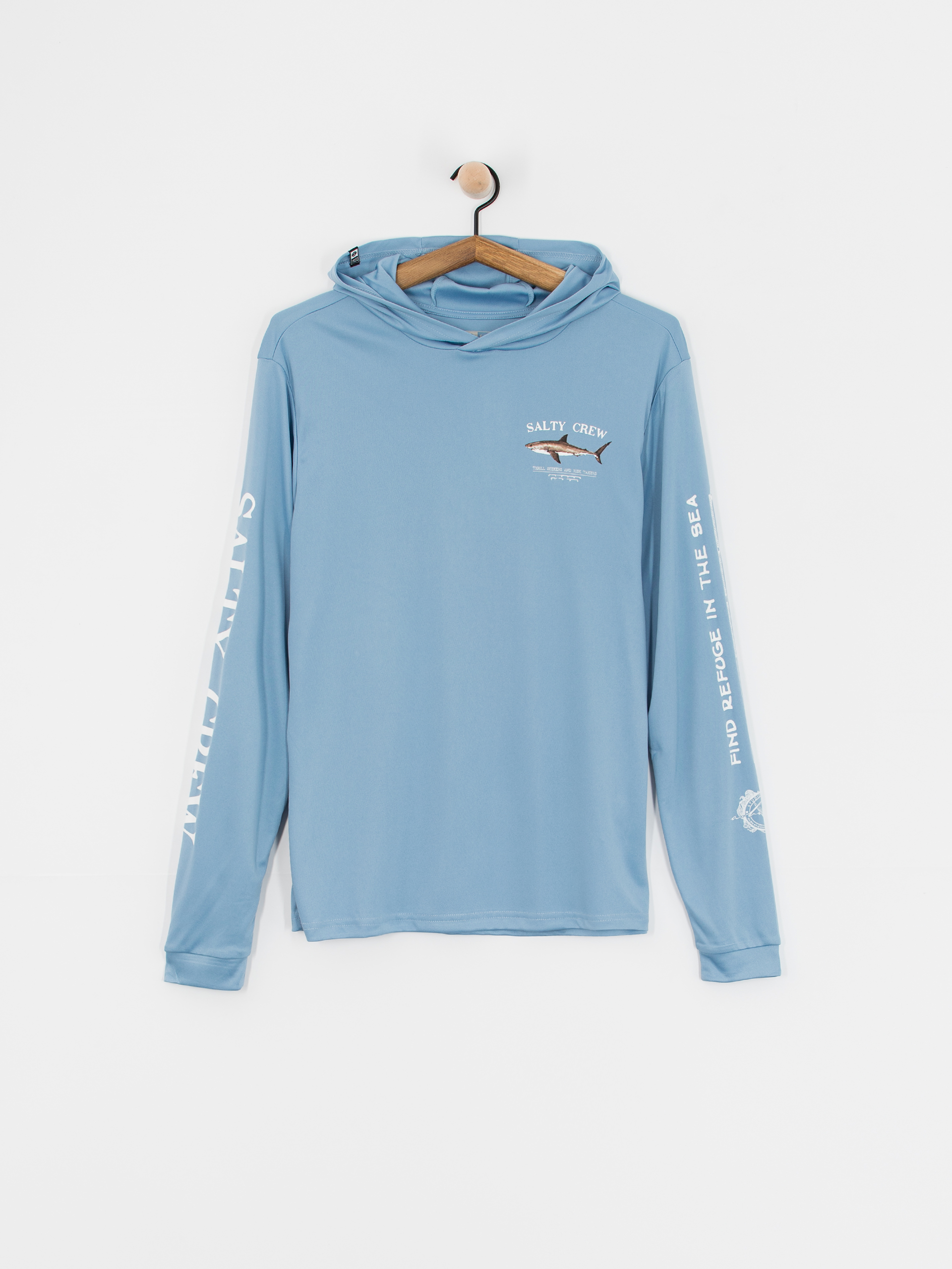 Mikina s kapucí Salty Crew Bruce Sunshirt HD (marine blue)