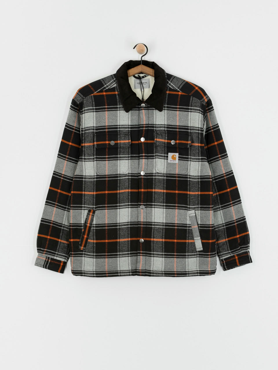 Bunda Carhartt WIP Baris (baris check/grey heather/black)