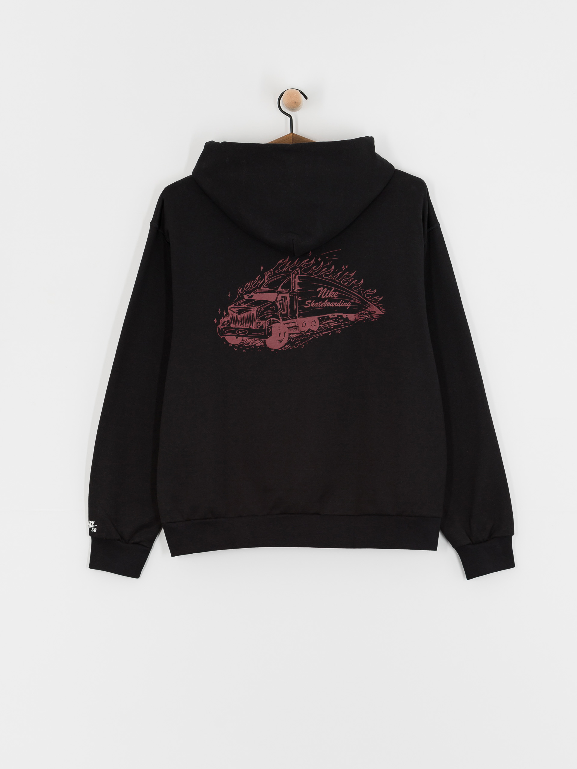 Mikina s kapucí Nike SB Truckin HD (black)