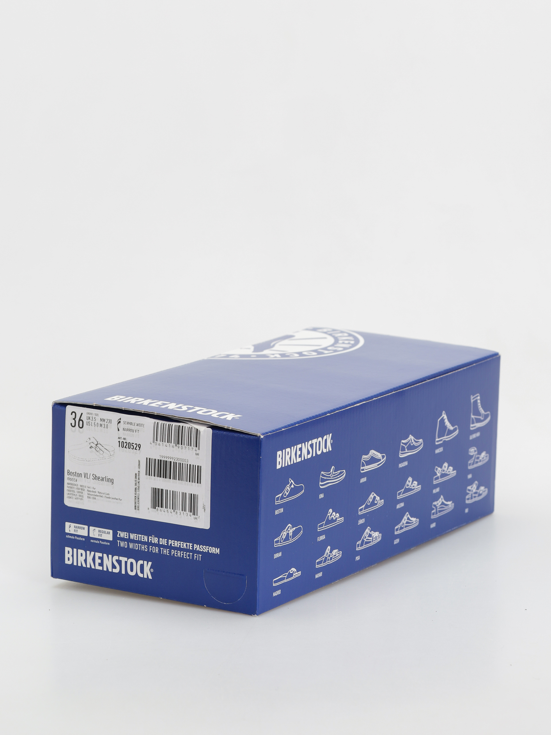 Plážovky Birkenstock Boston Shearling Suede Leather Fur Narrow Wmn (mocha)