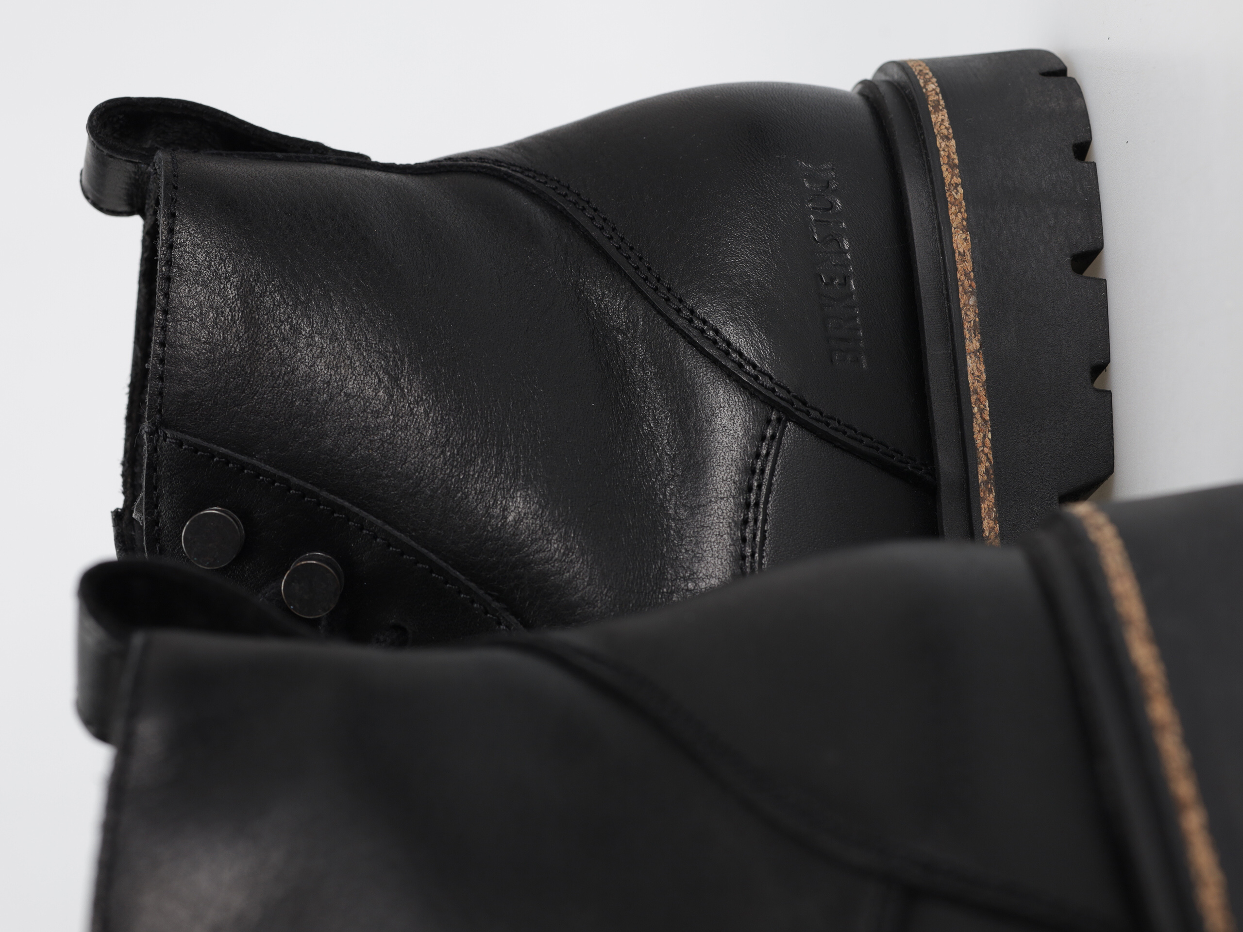 Boty Birkenstock Highwood Lace Mid Natural Leather Regular (black)