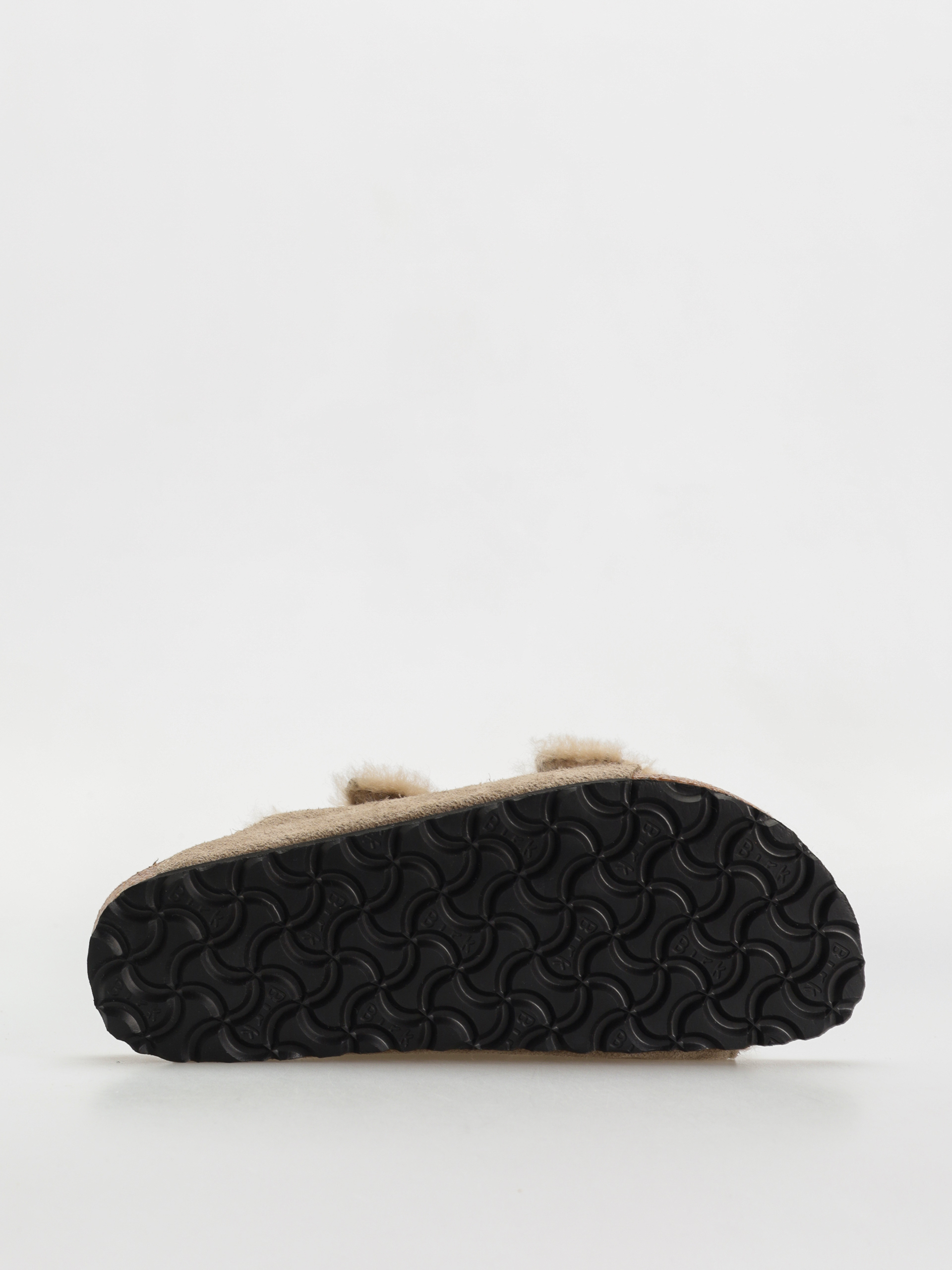 Plážovky Birkenstock Arizona Shearling Suede Leather Fur Narrow Wmn (taupe)