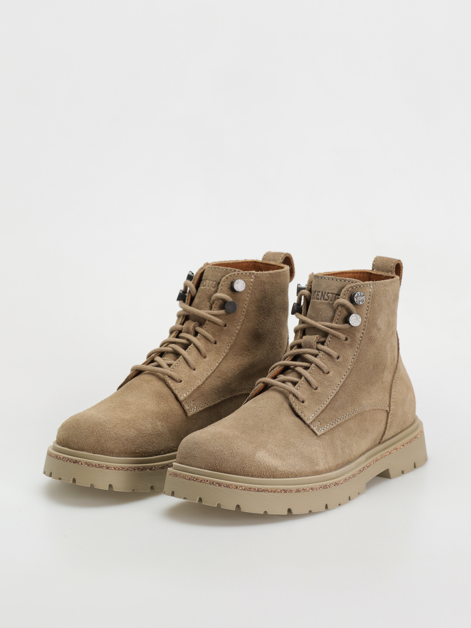 Boty Birkenstock Highwood Lace Mid Suede Leather Narrow Wmn (taupe)