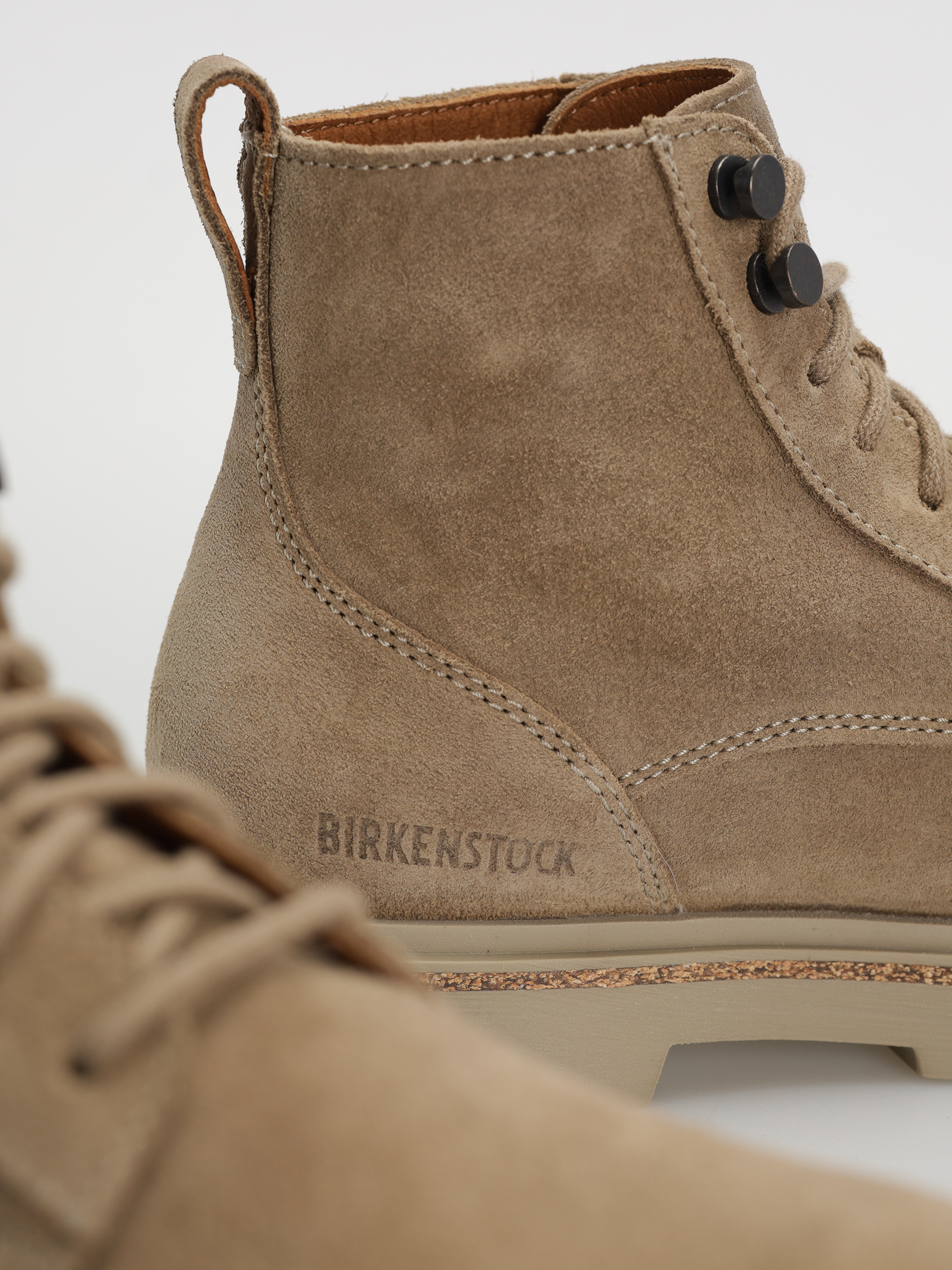 Boty Birkenstock Highwood Lace Mid Suede Leather Narrow Wmn (taupe)