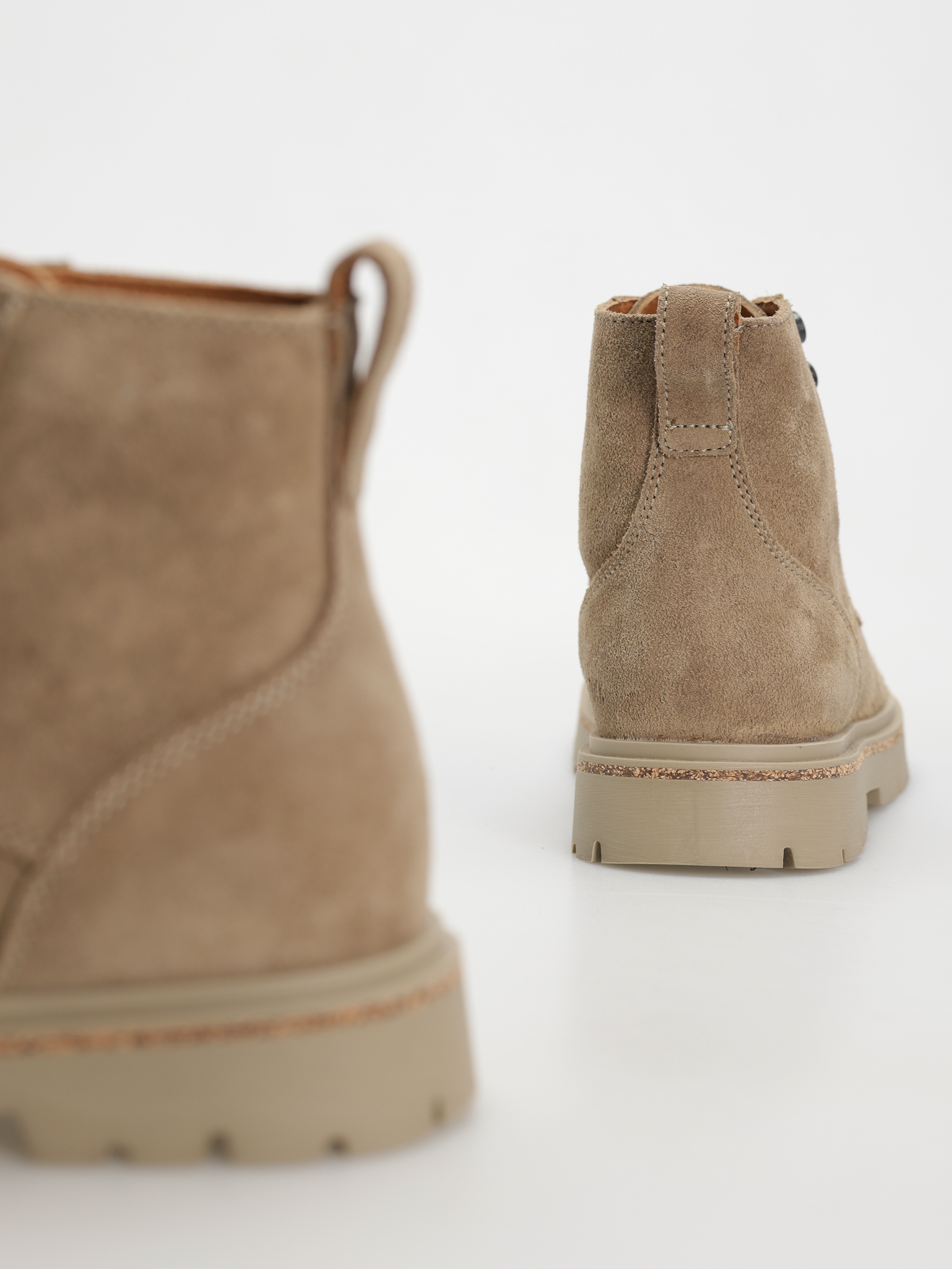 Boty Birkenstock Highwood Lace Mid Suede Leather Narrow Wmn (taupe)