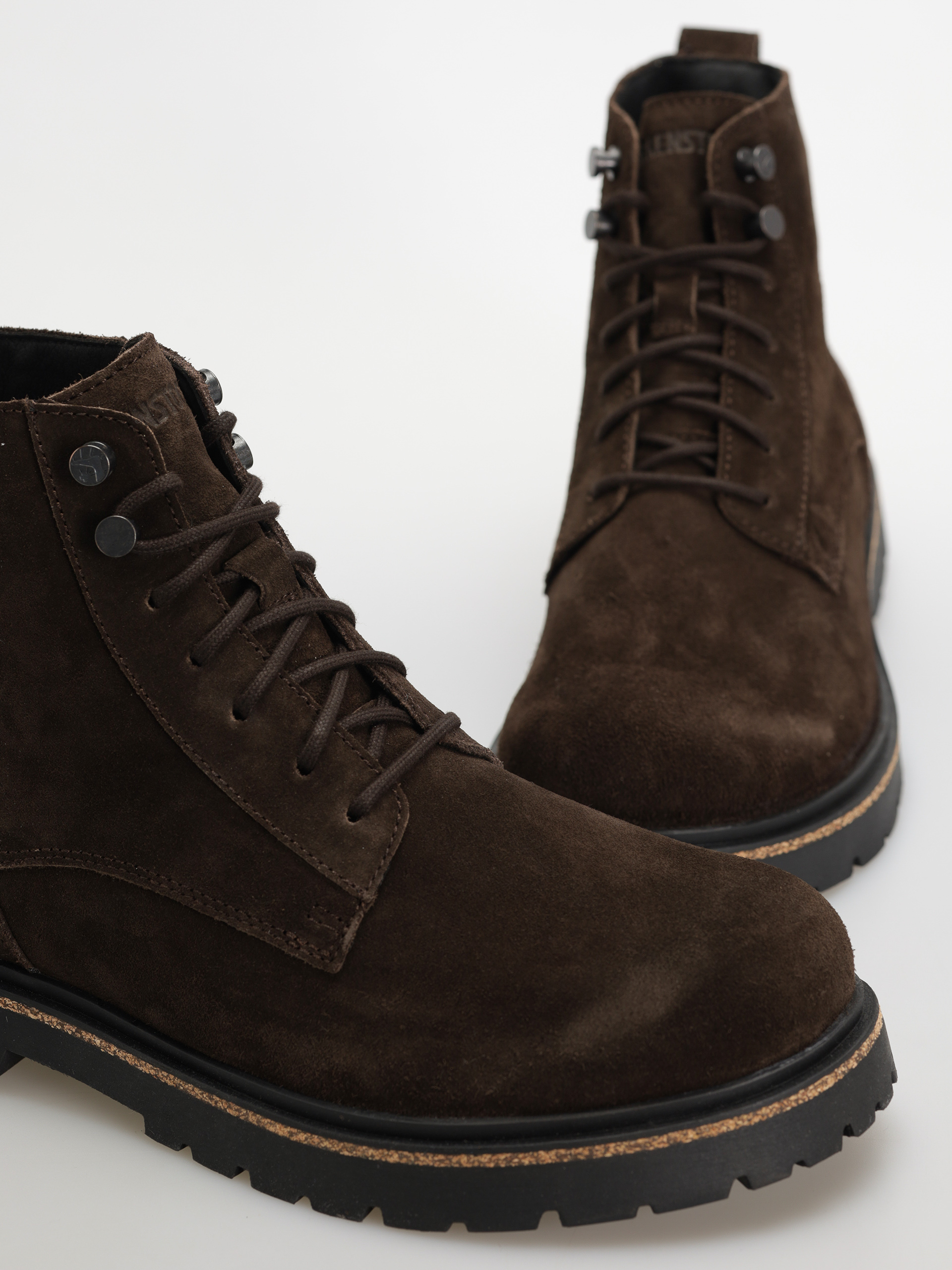 Boty Birkenstock Highwood Lace Mid Suede Leather Regular (mocha)