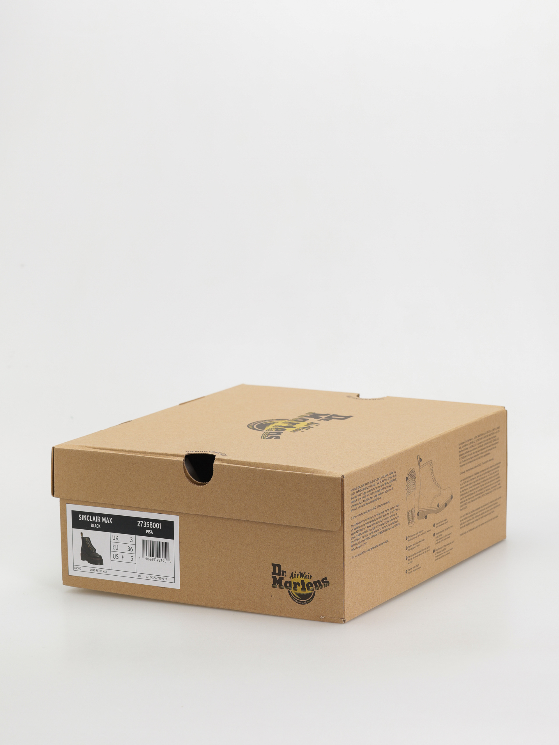 Boty Dr. Martens Sinclair Max Wmn (black pisa)