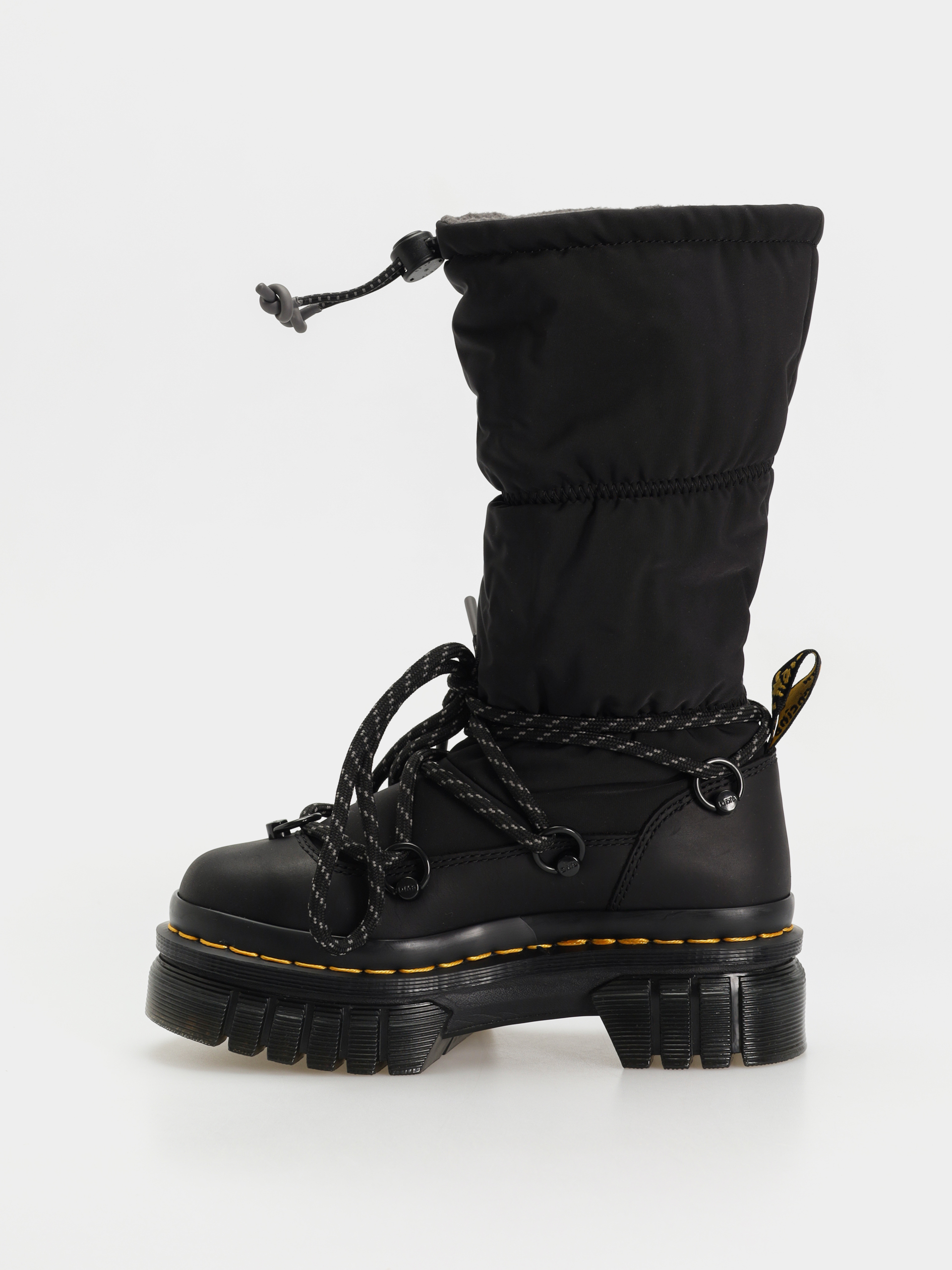 Boty Dr. Martens Audrick Padded Hi Wmn (black snowplow wp/soft poly)