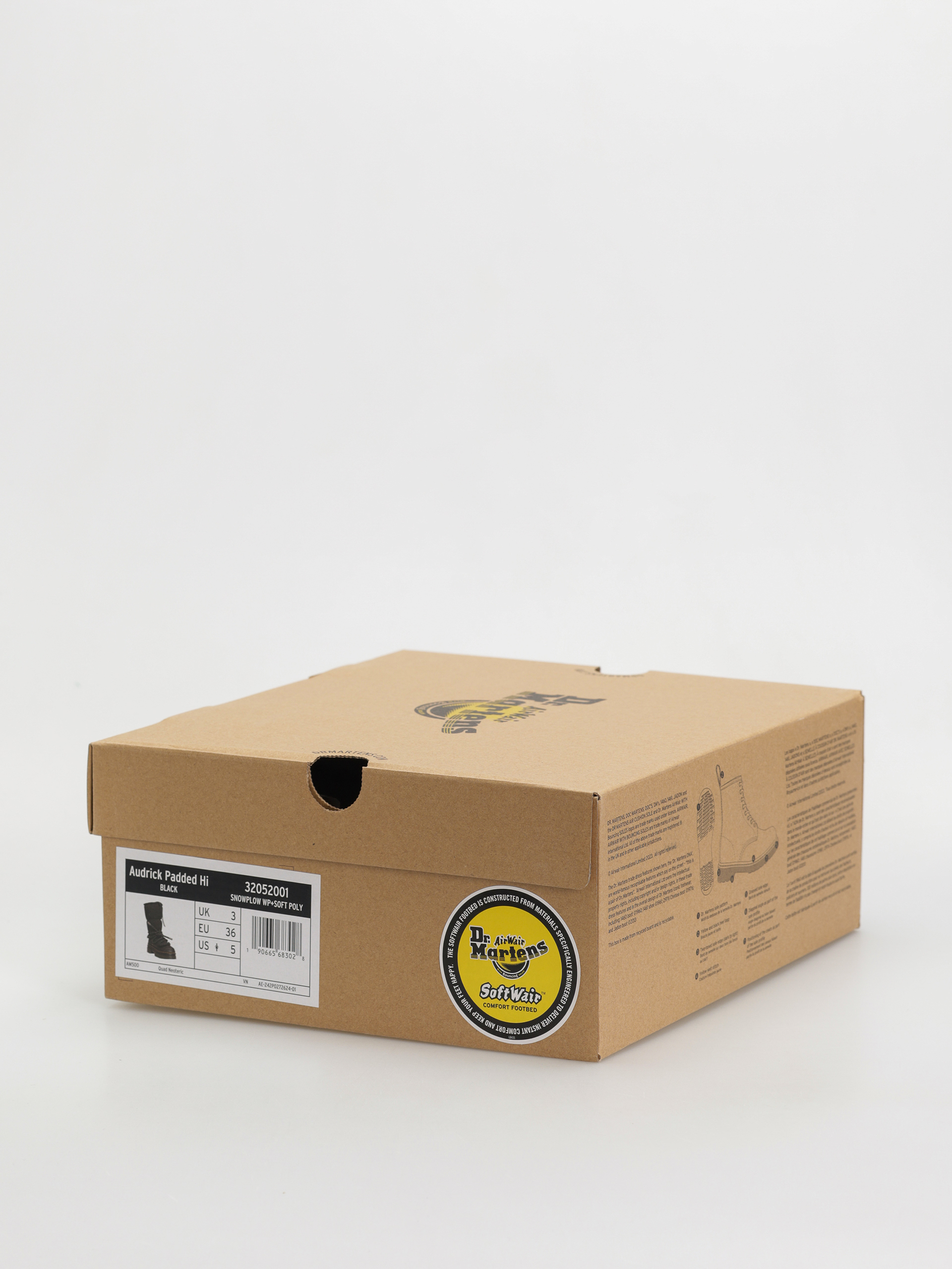 Boty Dr. Martens Audrick Padded Hi Wmn (black snowplow wp/soft poly)