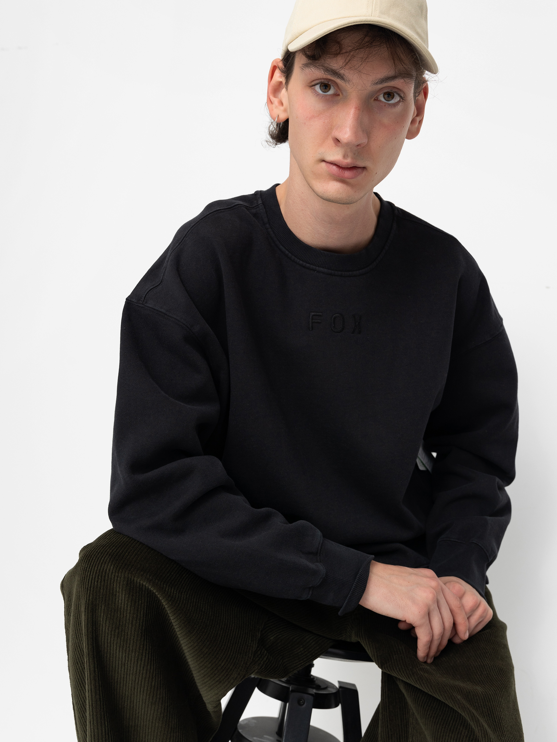 Mikina Fox Wordmark (black)