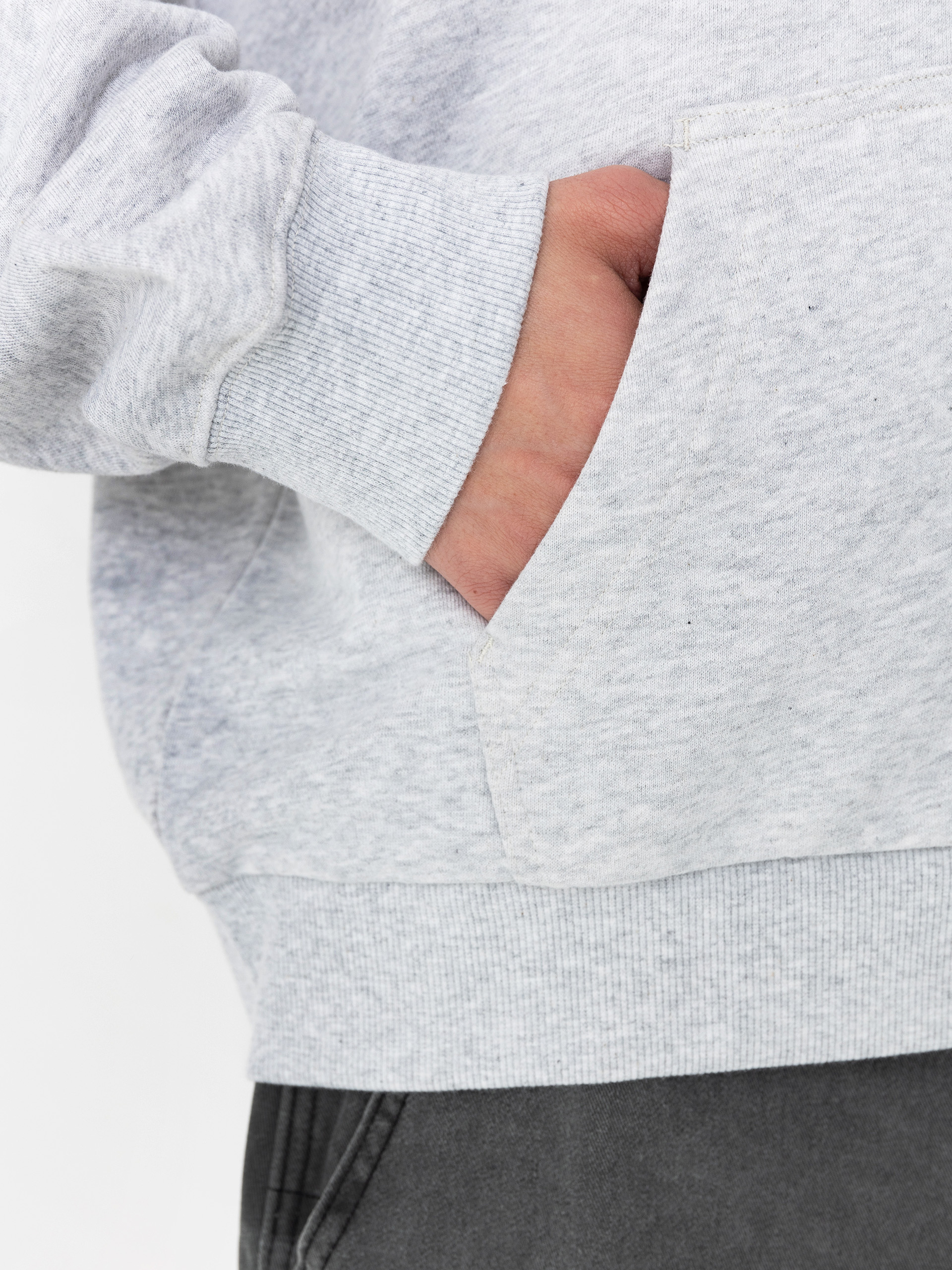 Mikina s kapucí Gramicci Liberty HD (grey heather)