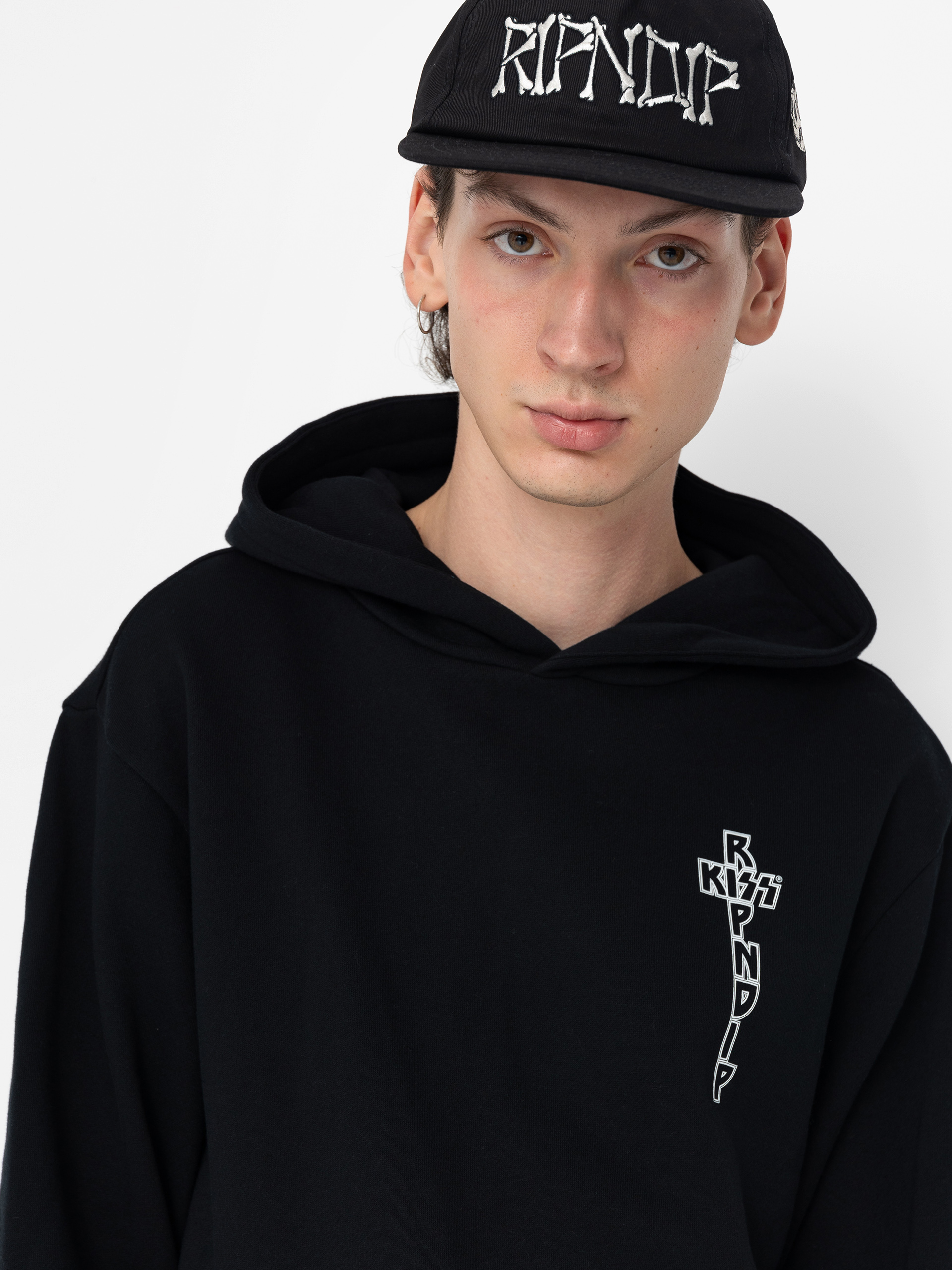 Mikina s kapucí RipNDip Made For Lovin Ripndip HD (black)