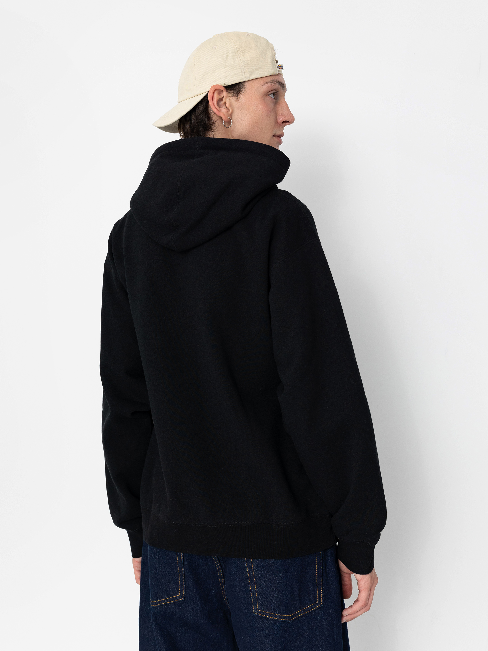 Mikina s kapucí OBEY Quality Dissent HD (black)