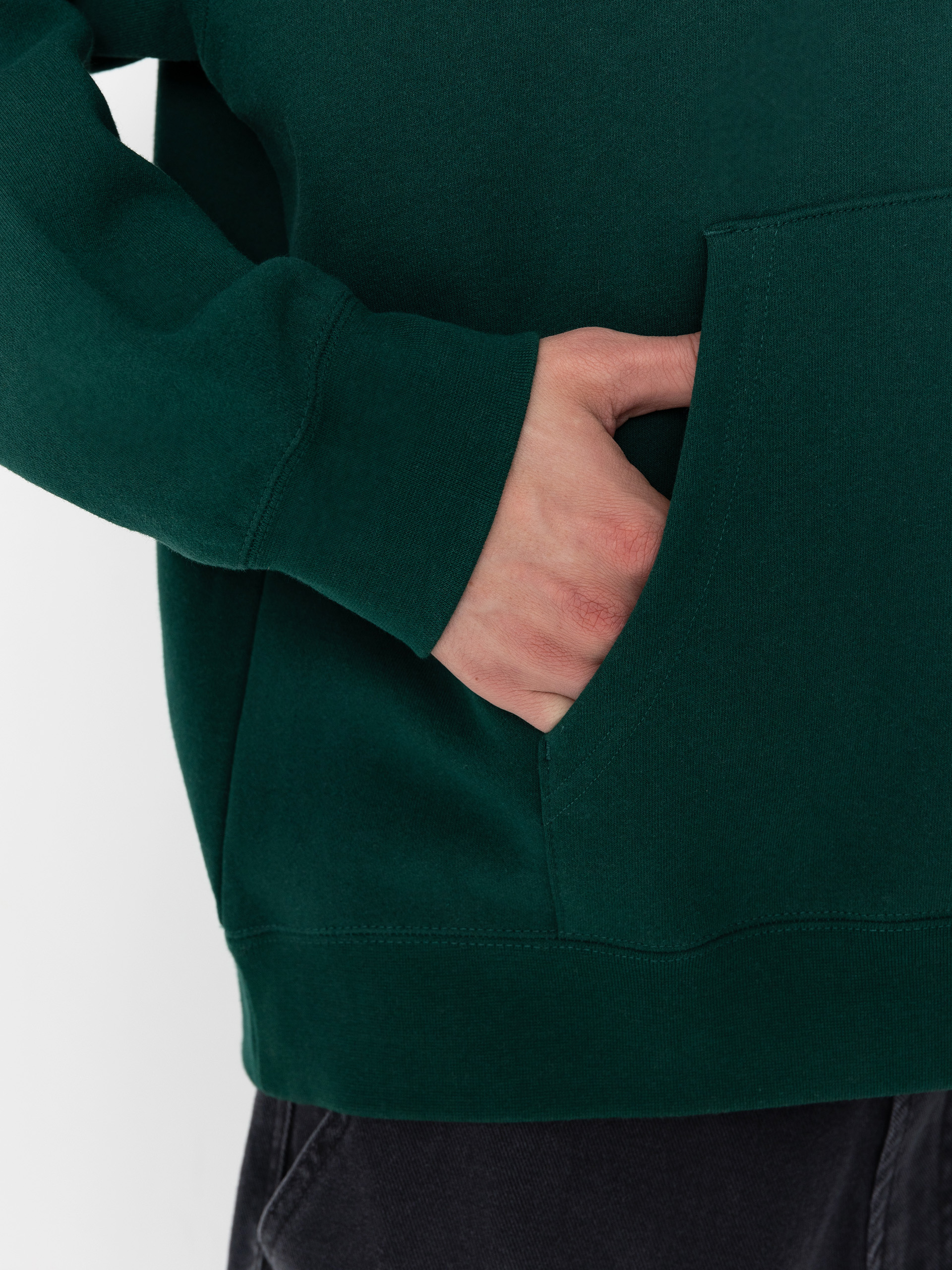 Mikina s kapucí OBEY Quality Dissent HD (rain forest)