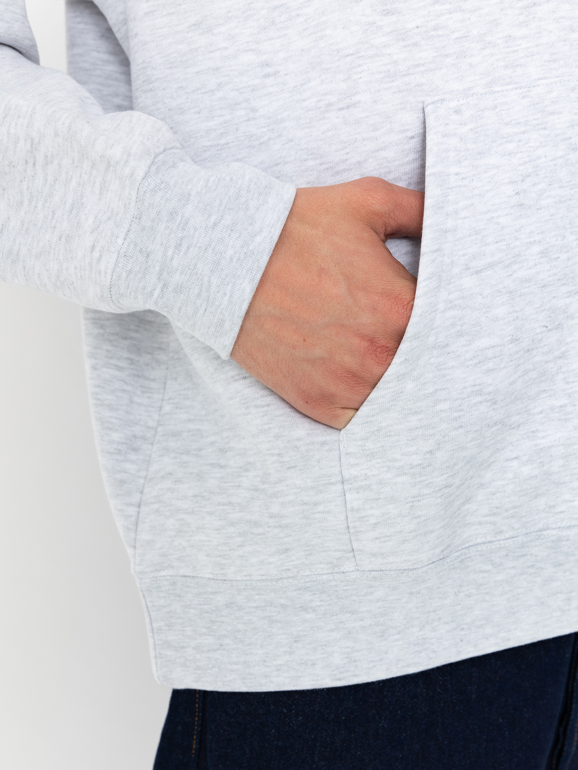 Mikina s kapucí OBEY Rhythm HD (ash grey)