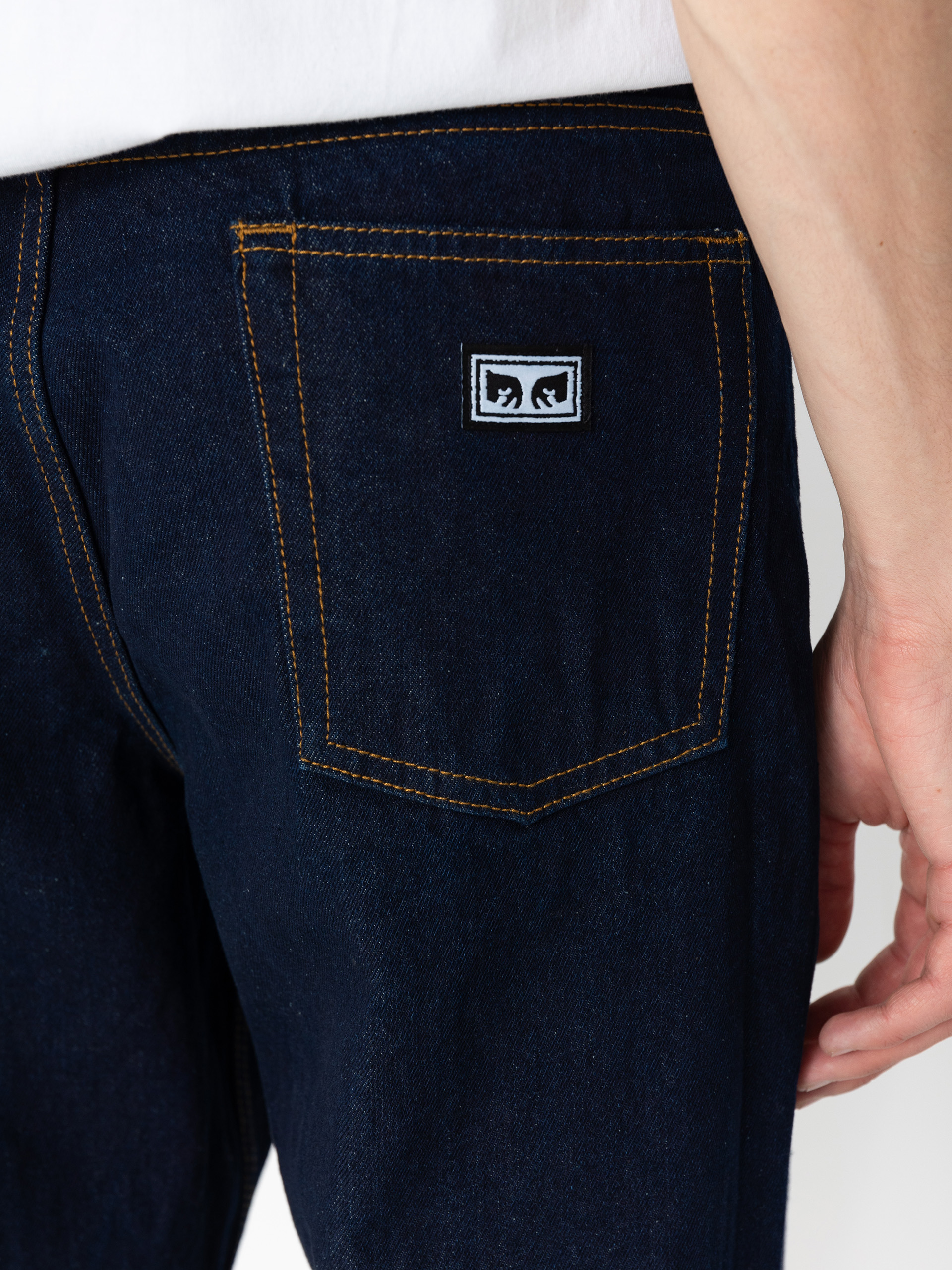 Kalhoty OBEY Hardwork Denim (rinse)