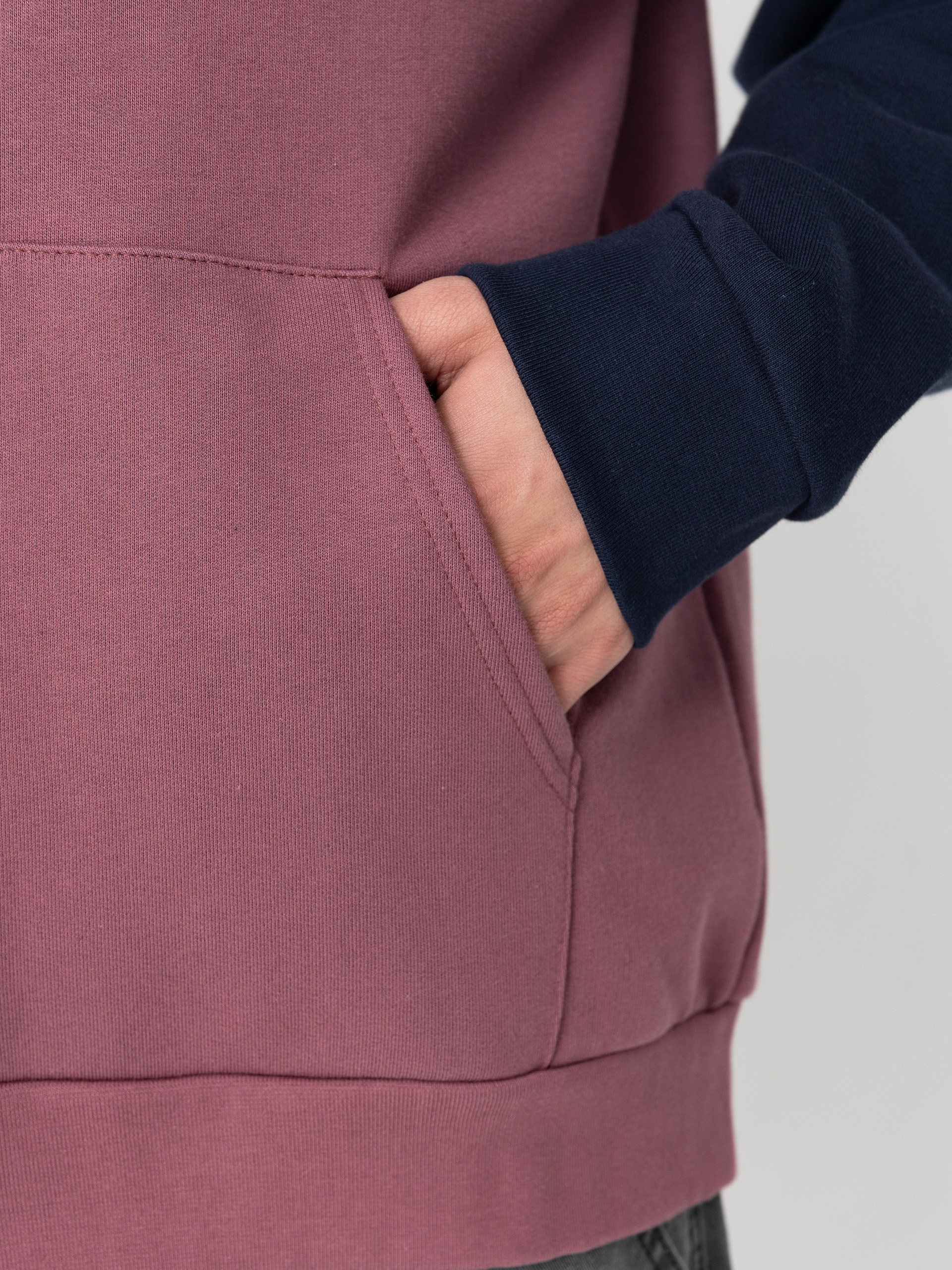 Mikina s kapucí Iriedaily De College 2 ZHD (navy red)