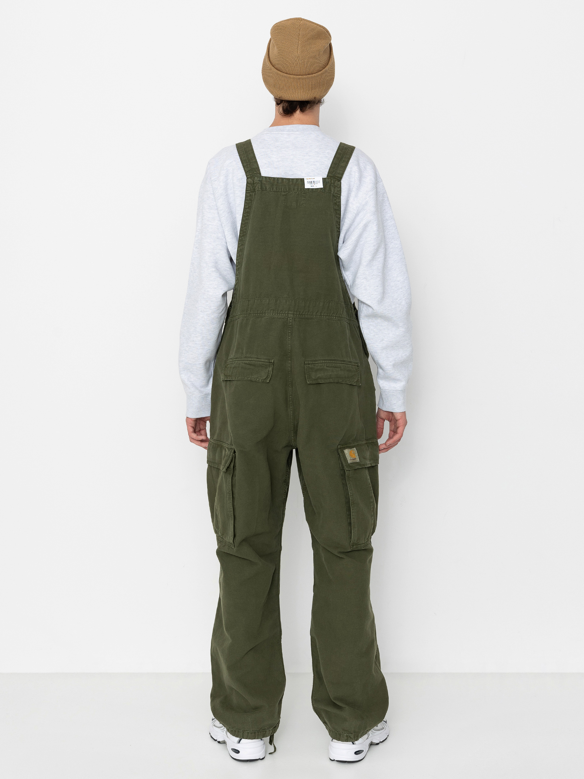 Kalhoty Carhartt WIP Cargo Bib Overall (tarragon)