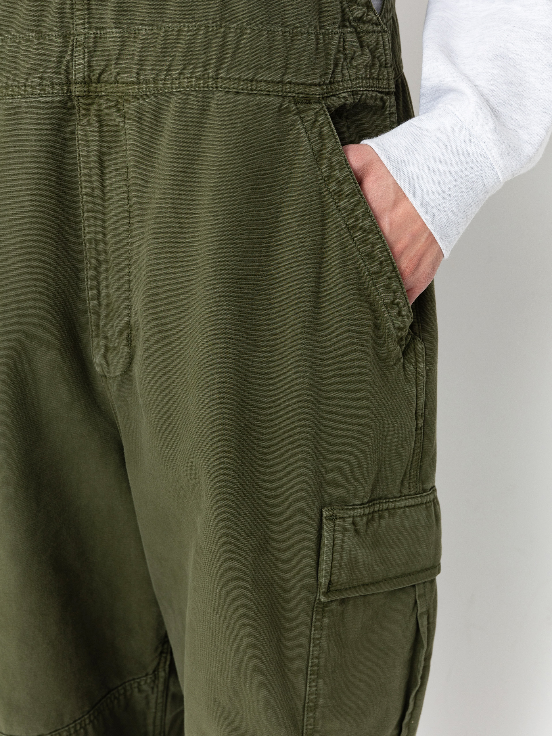 Kalhoty Carhartt WIP Cargo Bib Overall (tarragon)