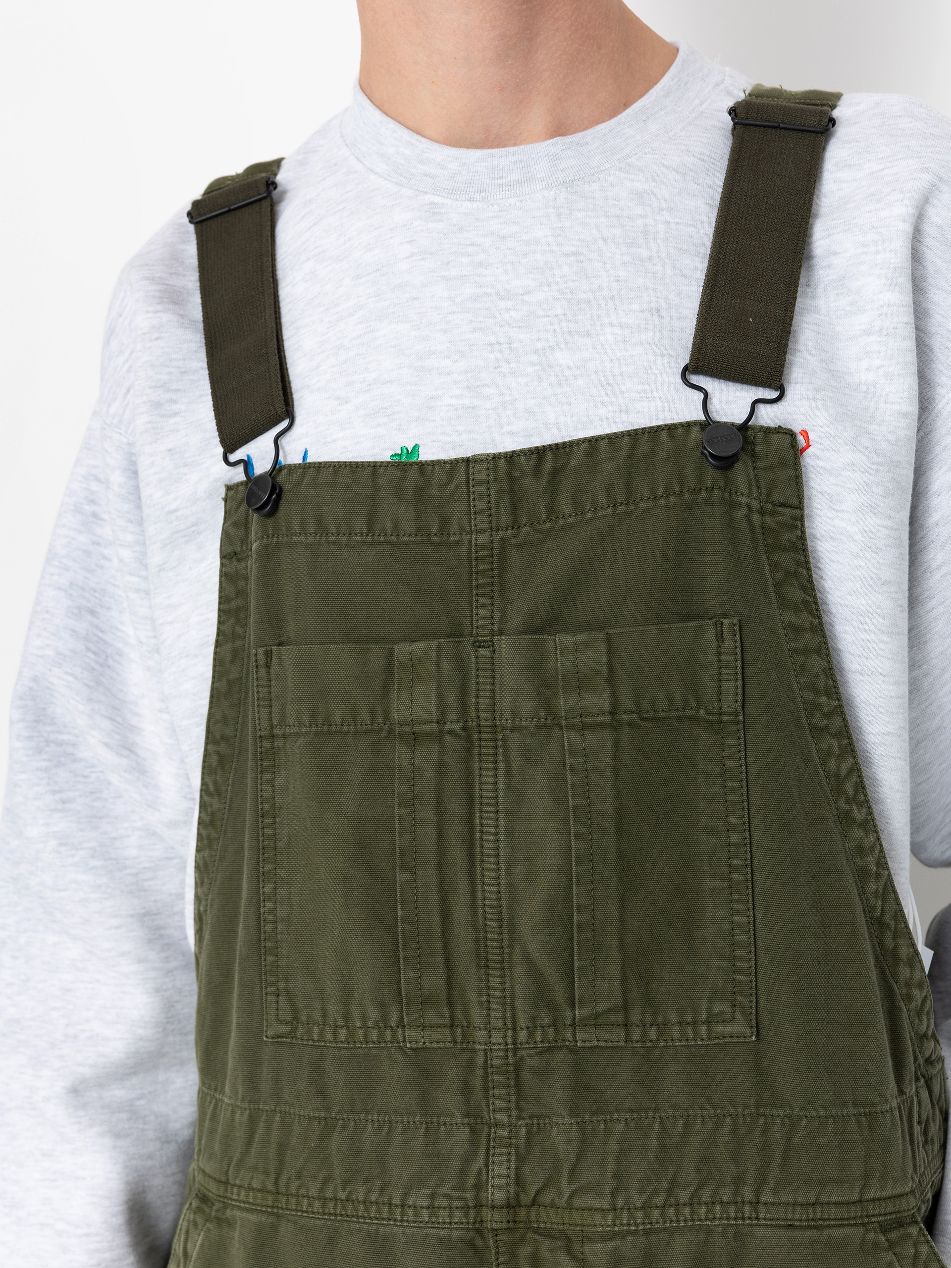 Kalhoty Carhartt WIP Cargo Bib Overall (tarragon)