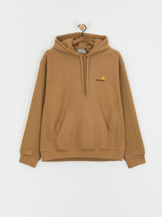 Mikina s kapucí Carhartt WIP American Script HD (peanut)