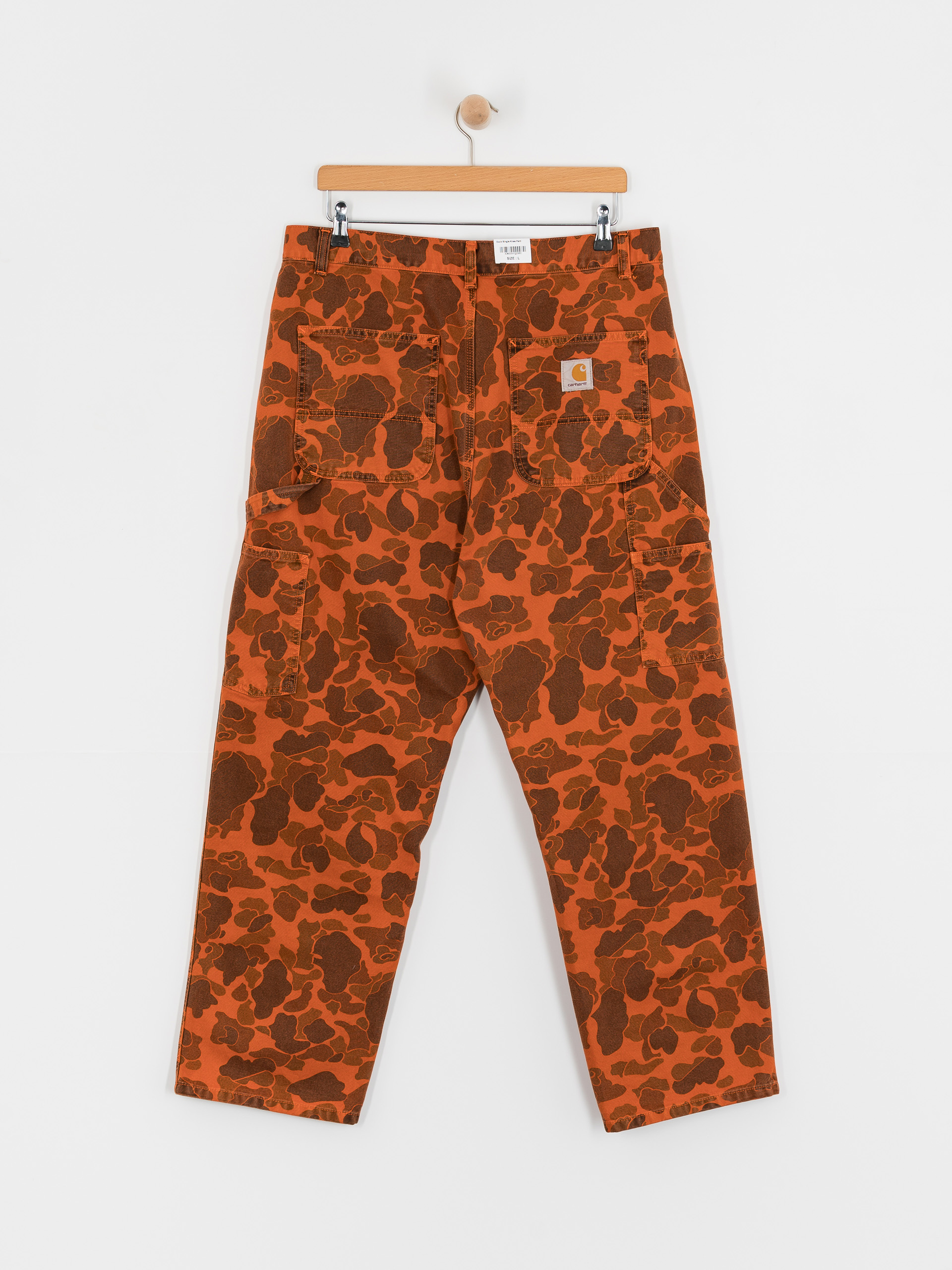 Kalhoty Carhartt WIP Duck Single Knee (camo duck/green/turmeric)