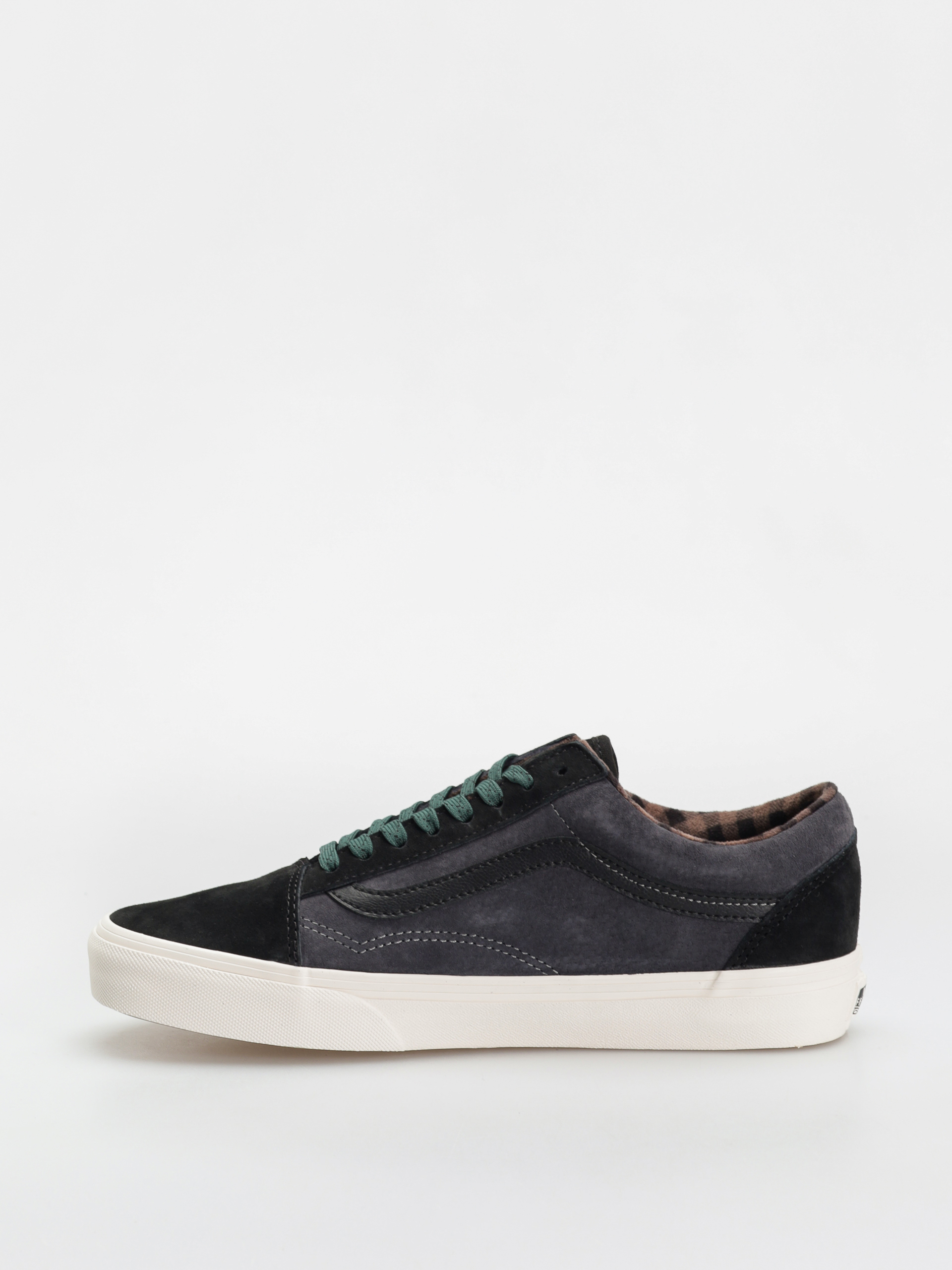 Boty Vans Old Skool (pig suede plaid gray/black)