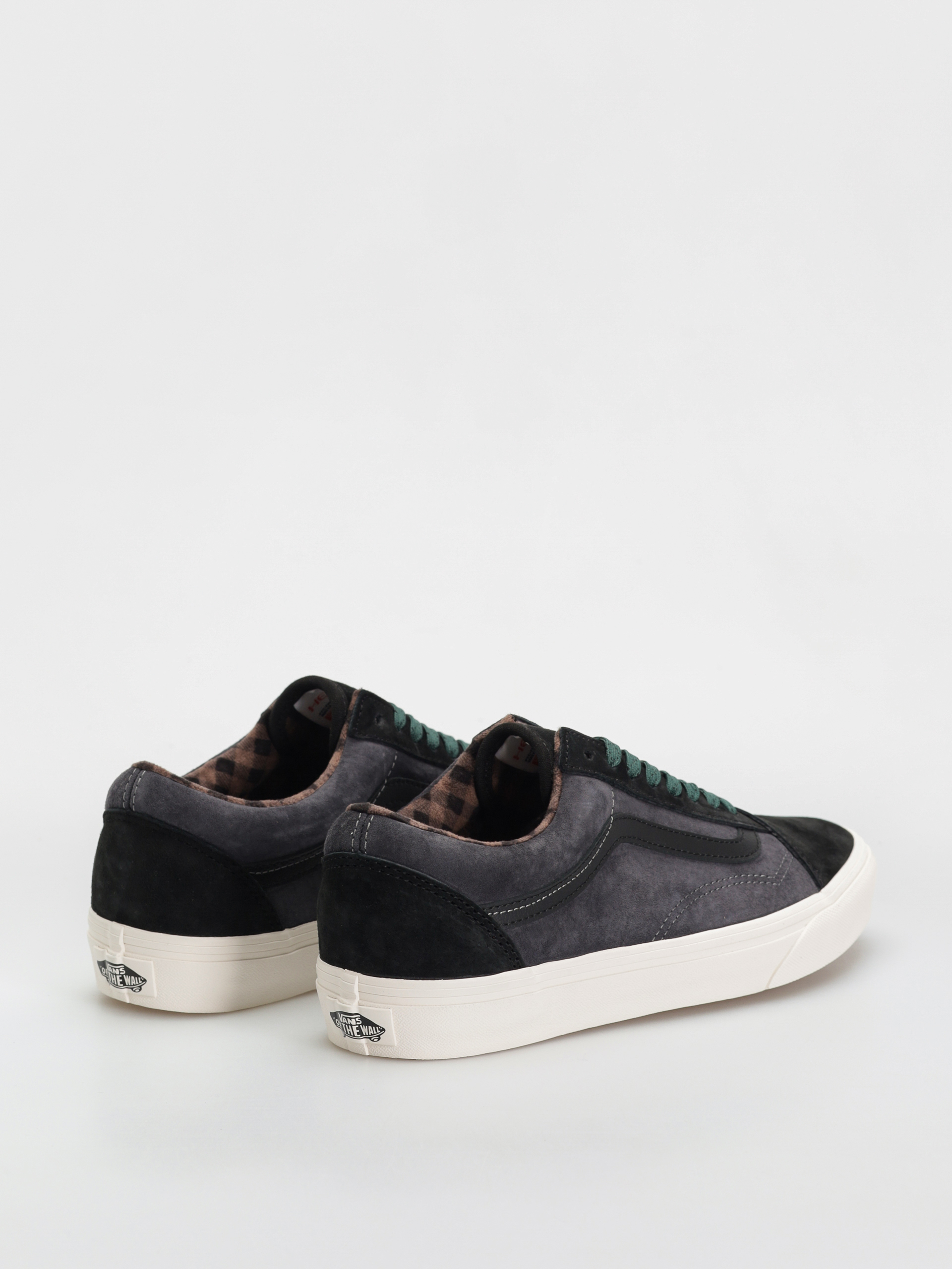 Boty Vans Old Skool (pig suede plaid gray/black)