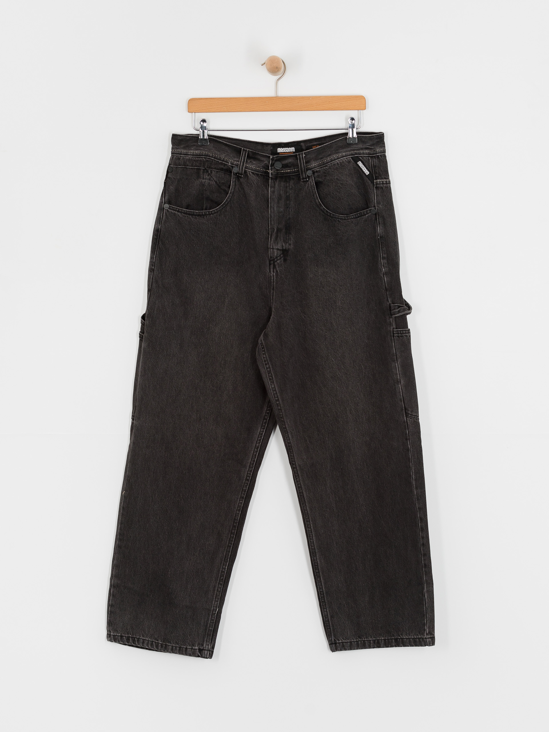 Kalhoty MassDnm Jeans Prospect (black washed)