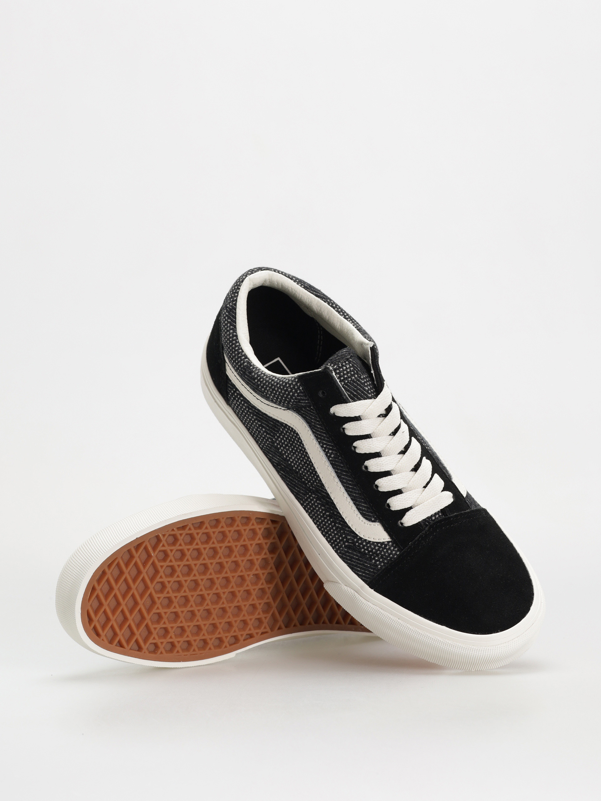 Boty Vans Old Skool (denim check black)