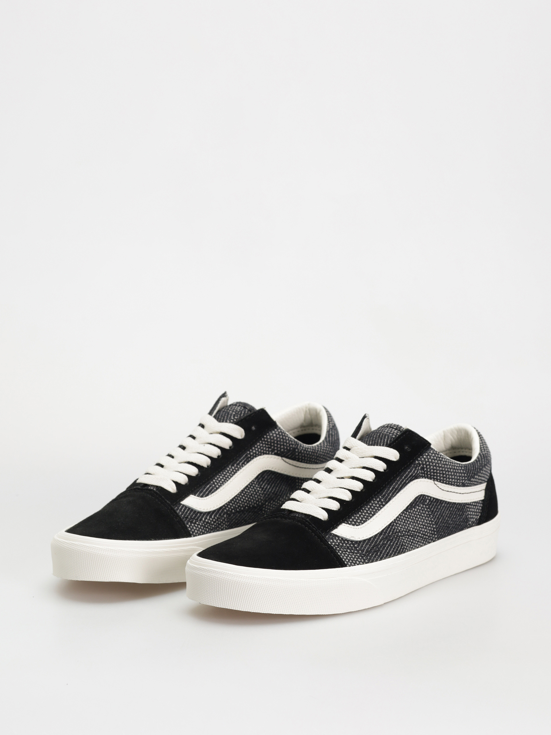 Boty Vans Old Skool (denim check black)