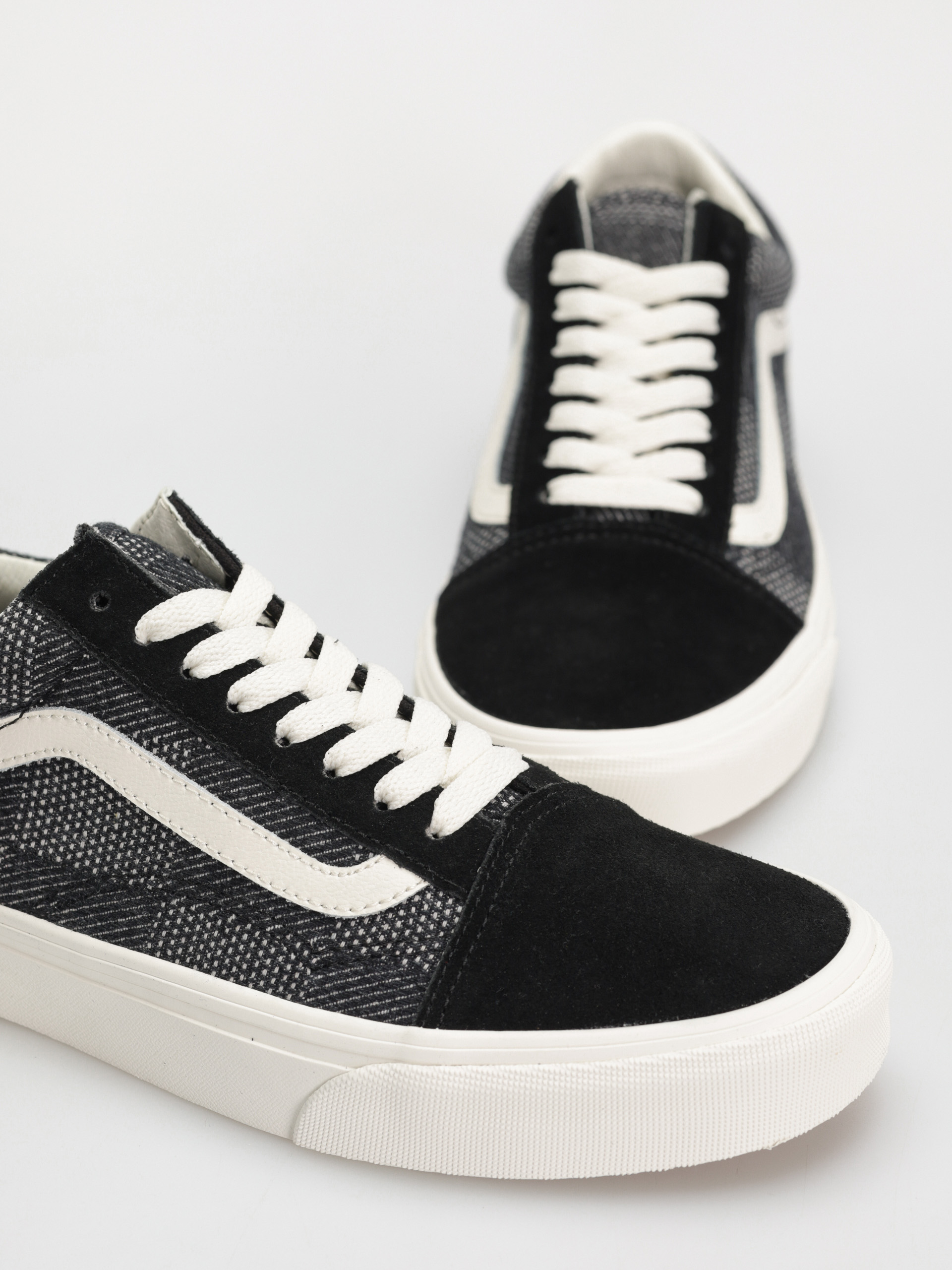 Boty Vans Old Skool (denim check black)